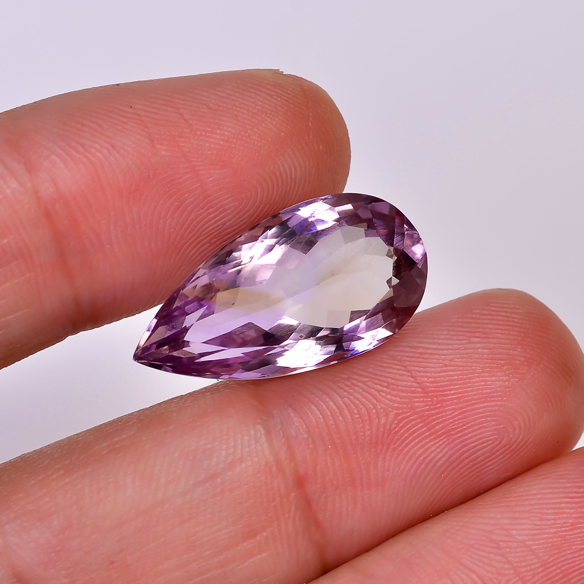 Natural Ametrine Pear Shape Cut Stone Loose Gemstone For Making Jewelry 12 Ct. 22X11X8 mm Y-10032