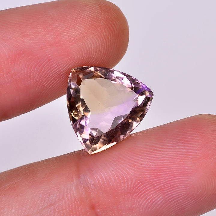 Natural Ametrine Trillion Shape Cut Stone Loose Gemstone For Making Jewelry 8 Ct. 13X13X8 mm Y-10033