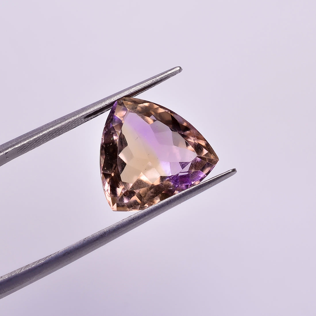Natural Ametrine Trillion Shape Cut Stone Loose Gemstone For Making Jewelry 8 Ct. 13X13X8 mm Y-10033