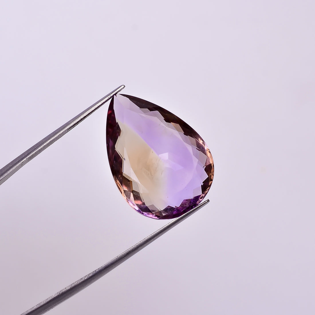 Natural Ametrine Pear Shape Cut Stone Loose Gemstone For Making Jewelry 19.5 Ct. 23X16X7 mm Y-10034