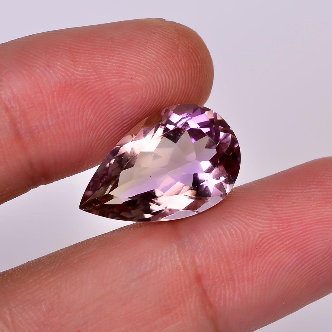 Natural Ametrine Pear Shape Cut Stone Loose Gemstone For Making Jewelry 11 Ct. 19X12X9 mm Y-10036
