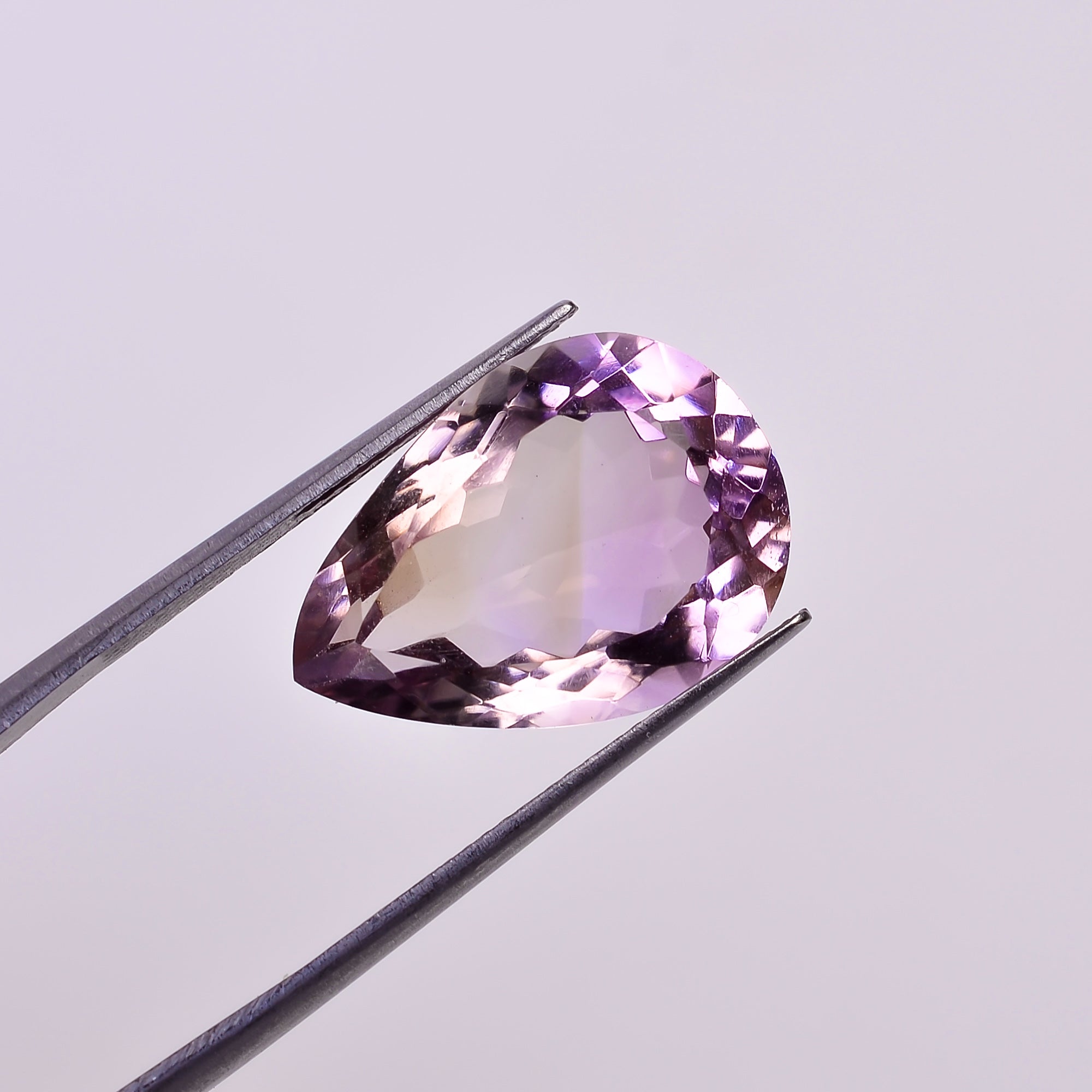 Natural Ametrine Pear Shape Cut Stone Loose Gemstone For Making Jewelry 11.5 Ct. 18X13X8 mm Y-10037