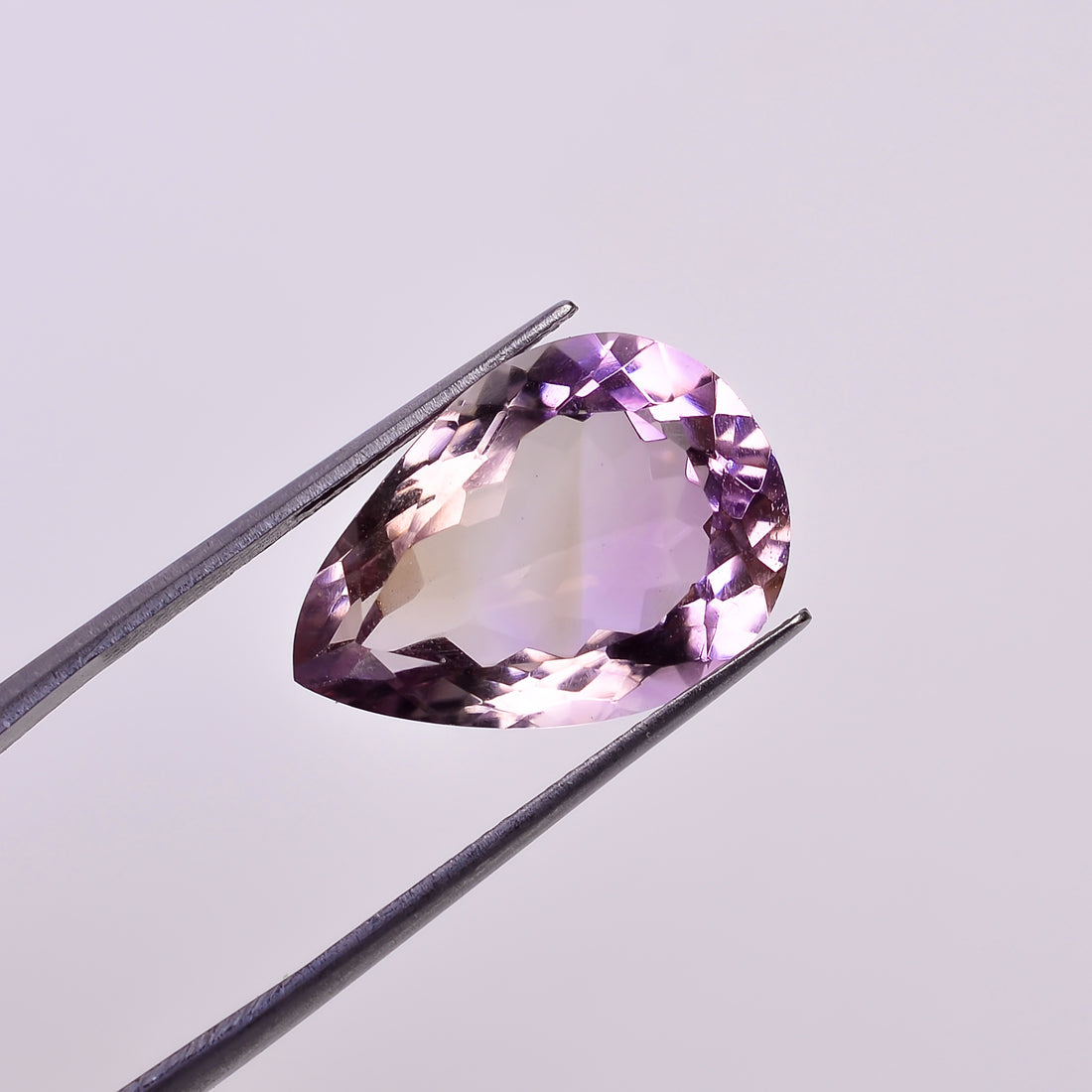 Natural Ametrine Pear Shape Cut Stone Loose Gemstone For Making Jewelry 11.5 Ct. 18X13X8 mm Y-10037