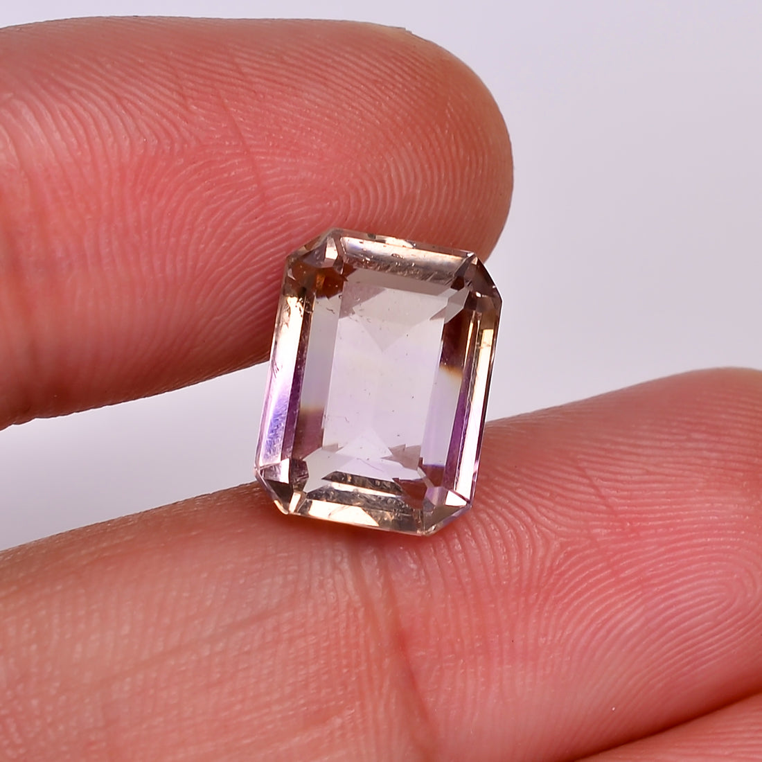 Natural Ametrine Radiant Shape Cut Stone Loose Gemstone For Making Jewelry 5 Ct. 12X9X5 mm Y-10039