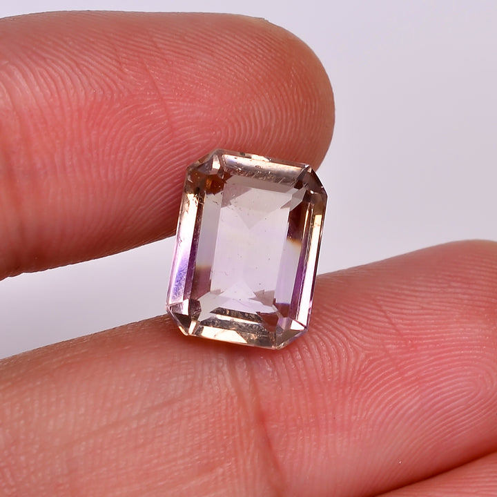 Natural Ametrine Radiant Shape Cut Stone Loose Gemstone For Making Jewelry 5 Ct. 12X9X5 mm Y-10039