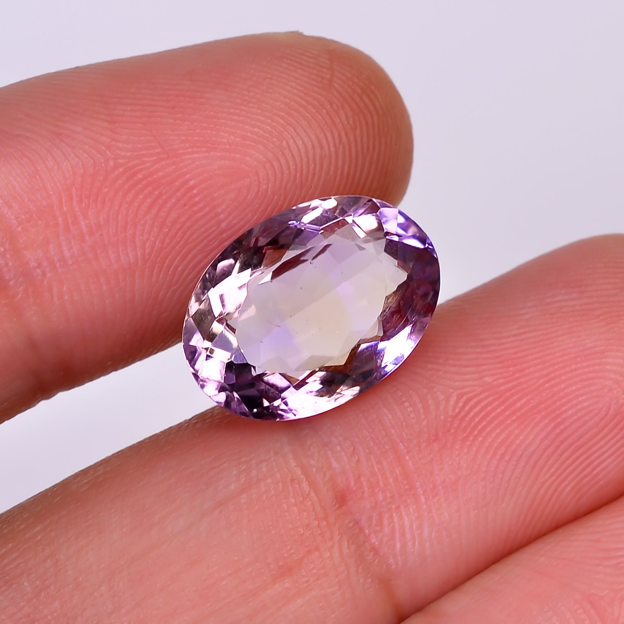 Natural Ametrine Oval Shape Cut Stone Loose Gemstone For Making Jewelry 6 Ct. 14X10X6 mm Y-10042