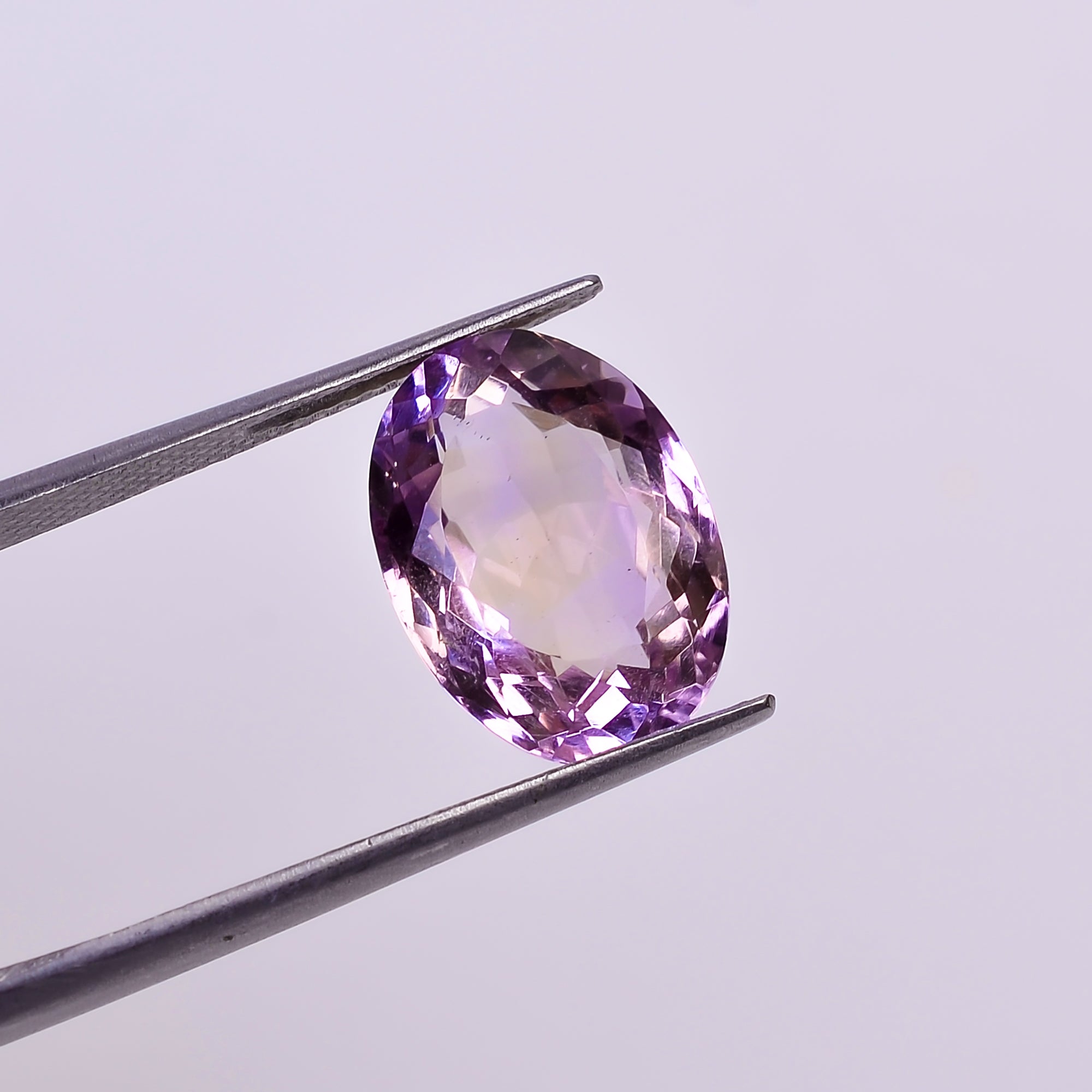 Natural Ametrine Oval Shape Cut Stone Loose Gemstone For Making Jewelry 6 Ct. 14X10X6 mm Y-10042