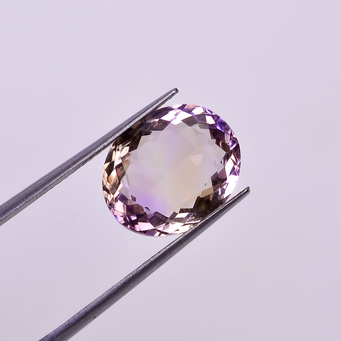 Natural Ametrine Oval Shape Cut Stone Loose Gemstone For Making Jewelry 6 Ct. 13X11X6 mm Y-10043