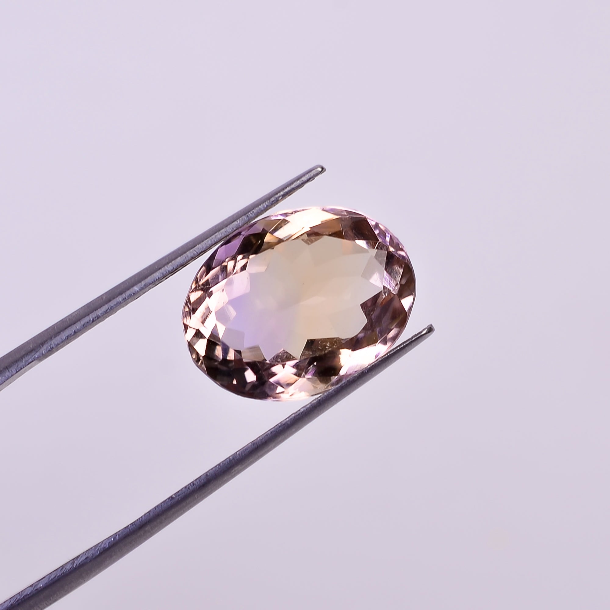 Natural Ametrine Oval Shape Cut Stone Loose Gemstone For Making Jewelry 7 Ct. 14X11X7 mm Y-10044