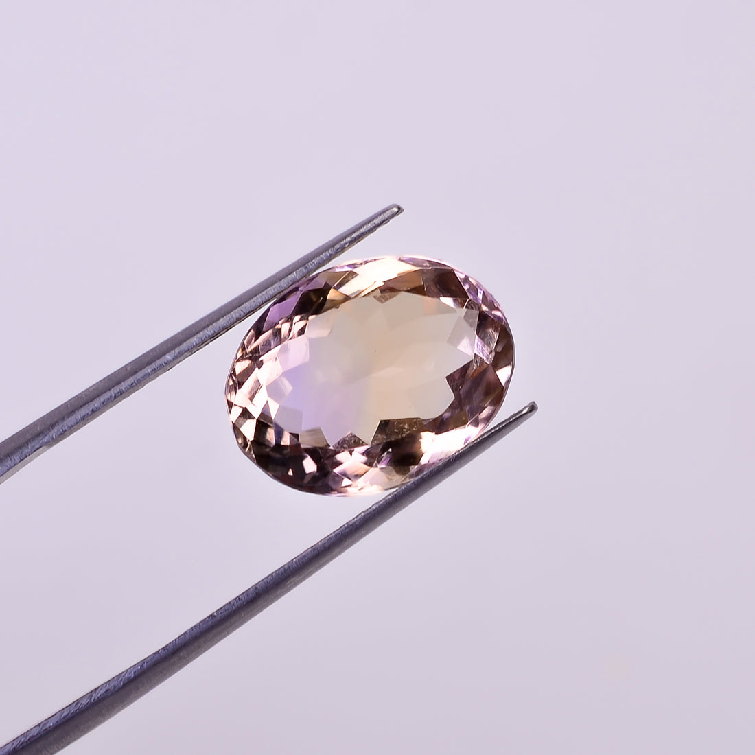 Natural Ametrine Oval Shape Cut Stone Loose Gemstone For Making Jewelry 7 Ct. 14X11X7 mm Y-10044