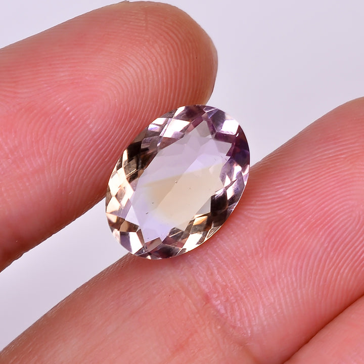 Natural Ametrine Oval Shape Cut Stone Loose Gemstone For Making Jewelry 5 Ct. 14X10X5 mm Y-10047