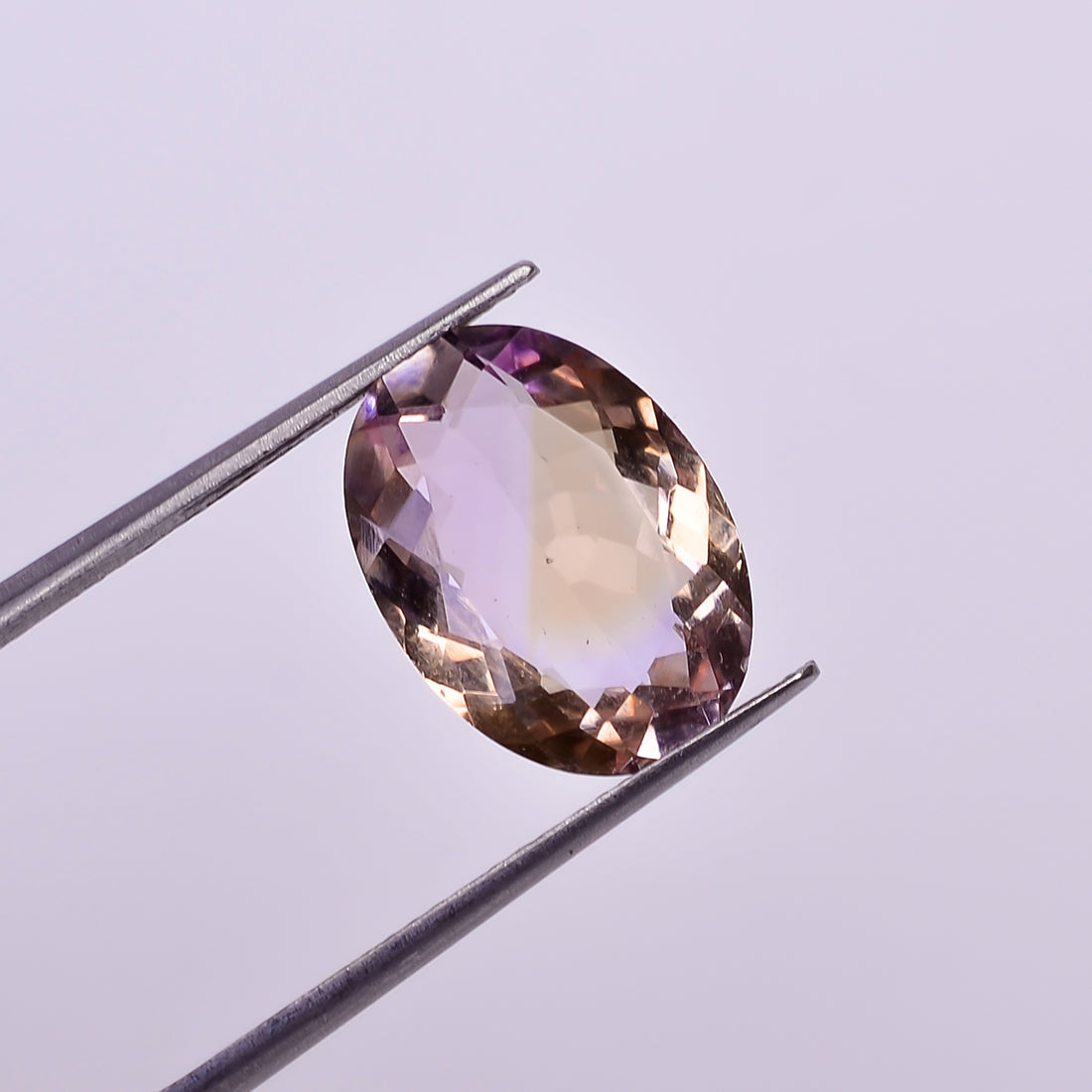 Natural Ametrine Oval Shape Cut Stone Loose Gemstone For Making Jewelry 5 Ct. 14X10X5 mm Y-10047