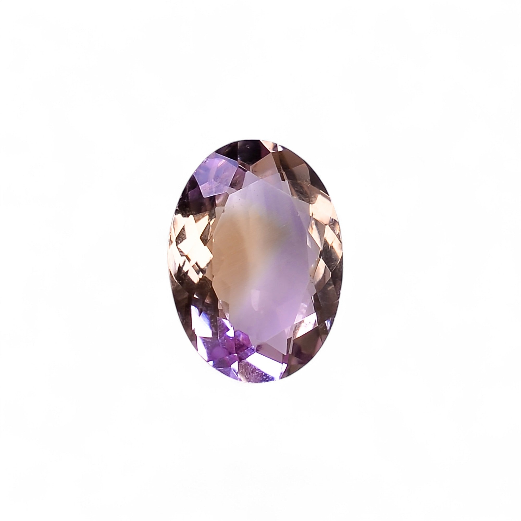 Natural Ametrine Oval Shape Cut Stone Loose Gemstone For Making Jewelry 5 Ct. 14X10X5 mm Y-10047