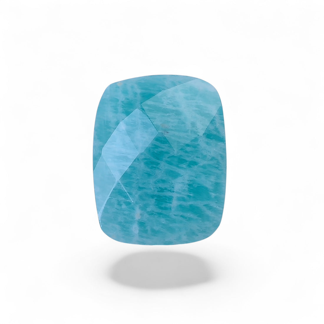 Natural Amazonite Radiant Shape Faceted Loose Gemstone For Making Jewelry 21.5 Ct. 21X16X8 mm Y-10060