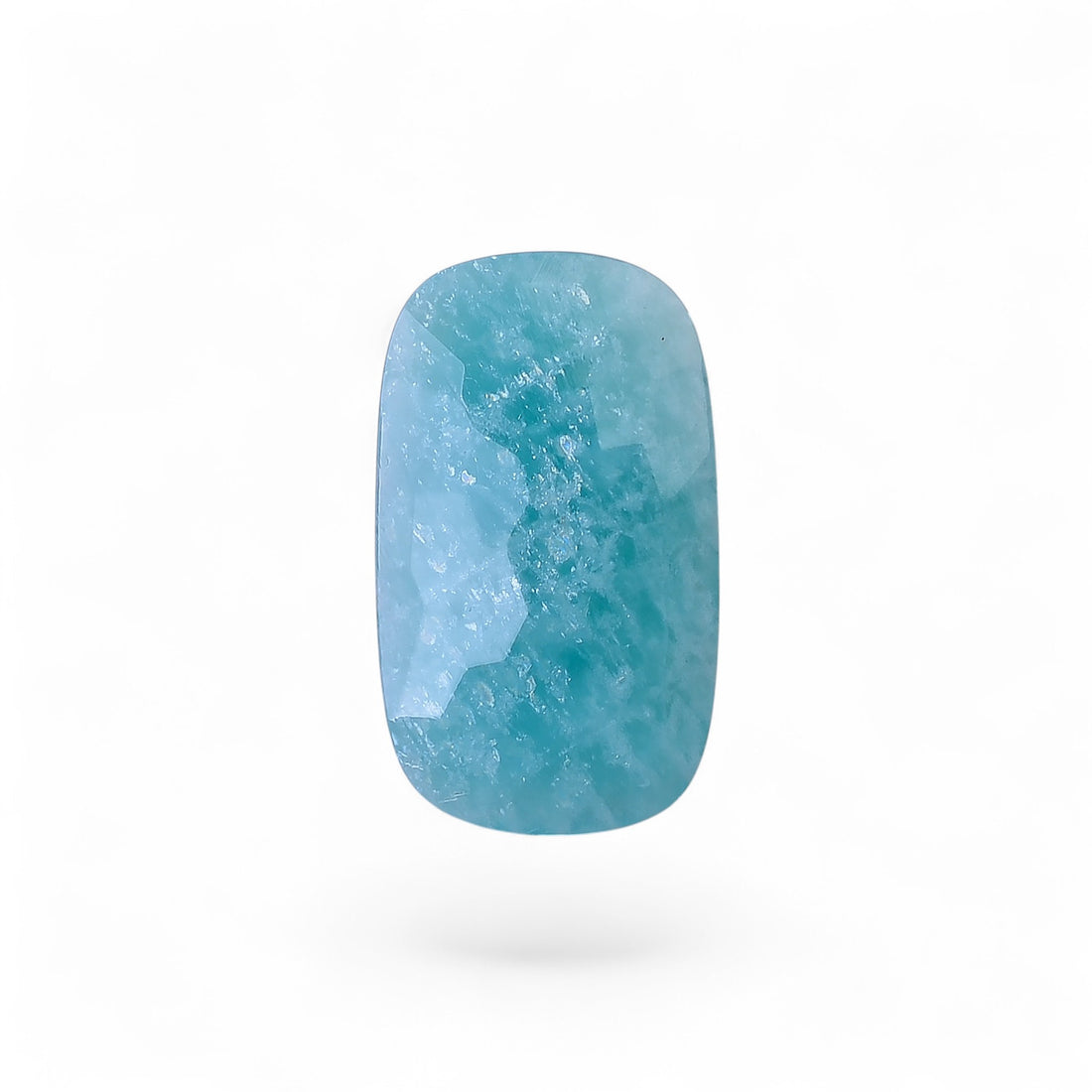 Natural Amazonite Radiant Shape Faceted Loose Gemstone For Making Jewelry 12.5 Ct. 22X12X5 mm Y-10065