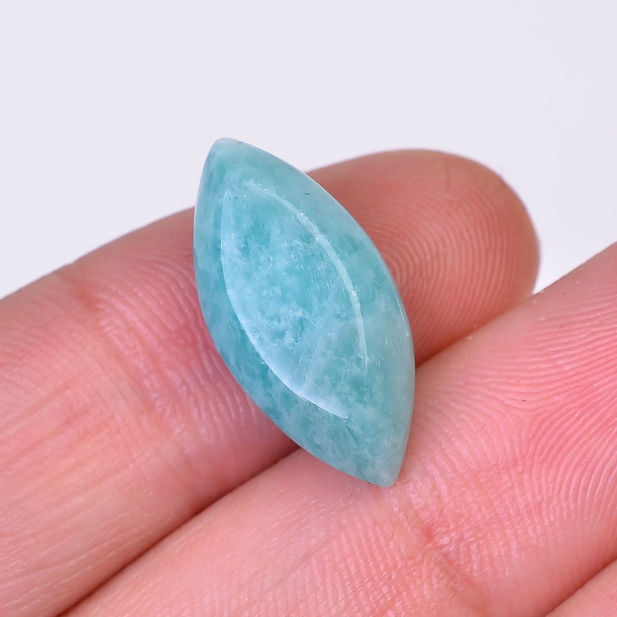 Natural Amazonite Marquise Shape Faceted Loose Gemstone For Making Jewelry 10 Ct. 20X9X7 mm Y-10068