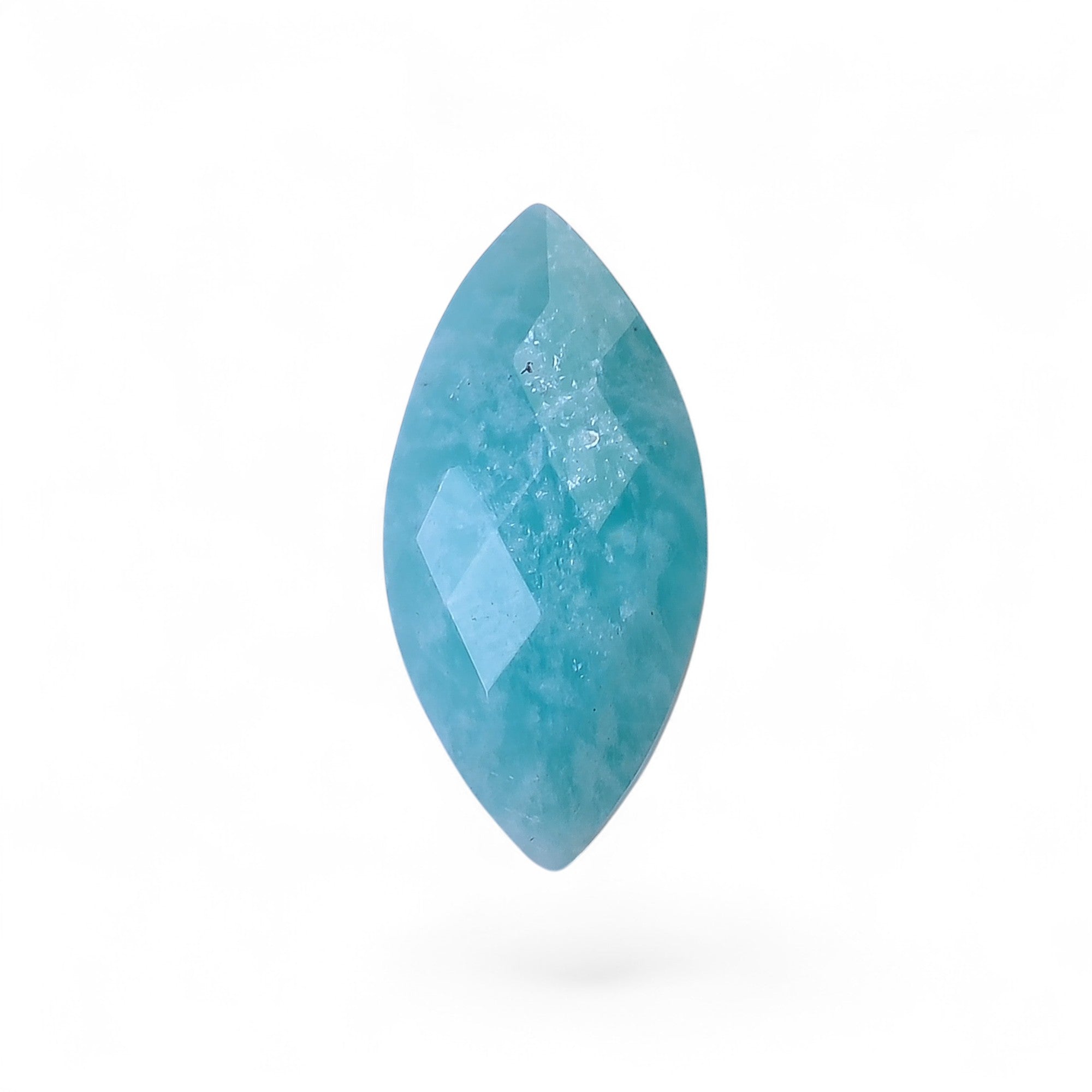 Natural Amazonite Marquise Shape Faceted Loose Gemstone For Making Jewelry 10 Ct. 20X9X7 mm Y-10068
