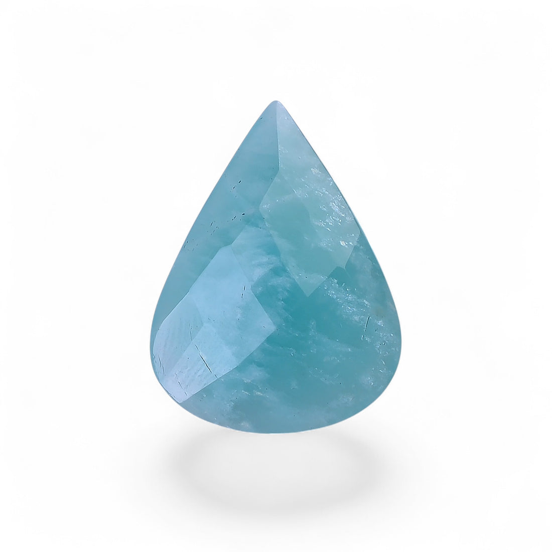 Natural Amazonite Pear Shape Faceted Loose Gemstone For Making Jewelry 15.5 Ct. 24X18X6 mm Y-10073