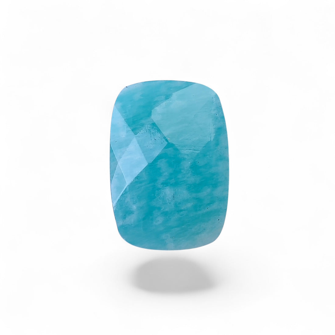 Natural Amazonite Radiant Shape Faceted Loose Gemstone For Making Jewelry 9.5 Ct. 15X11X7 mm Y-10078