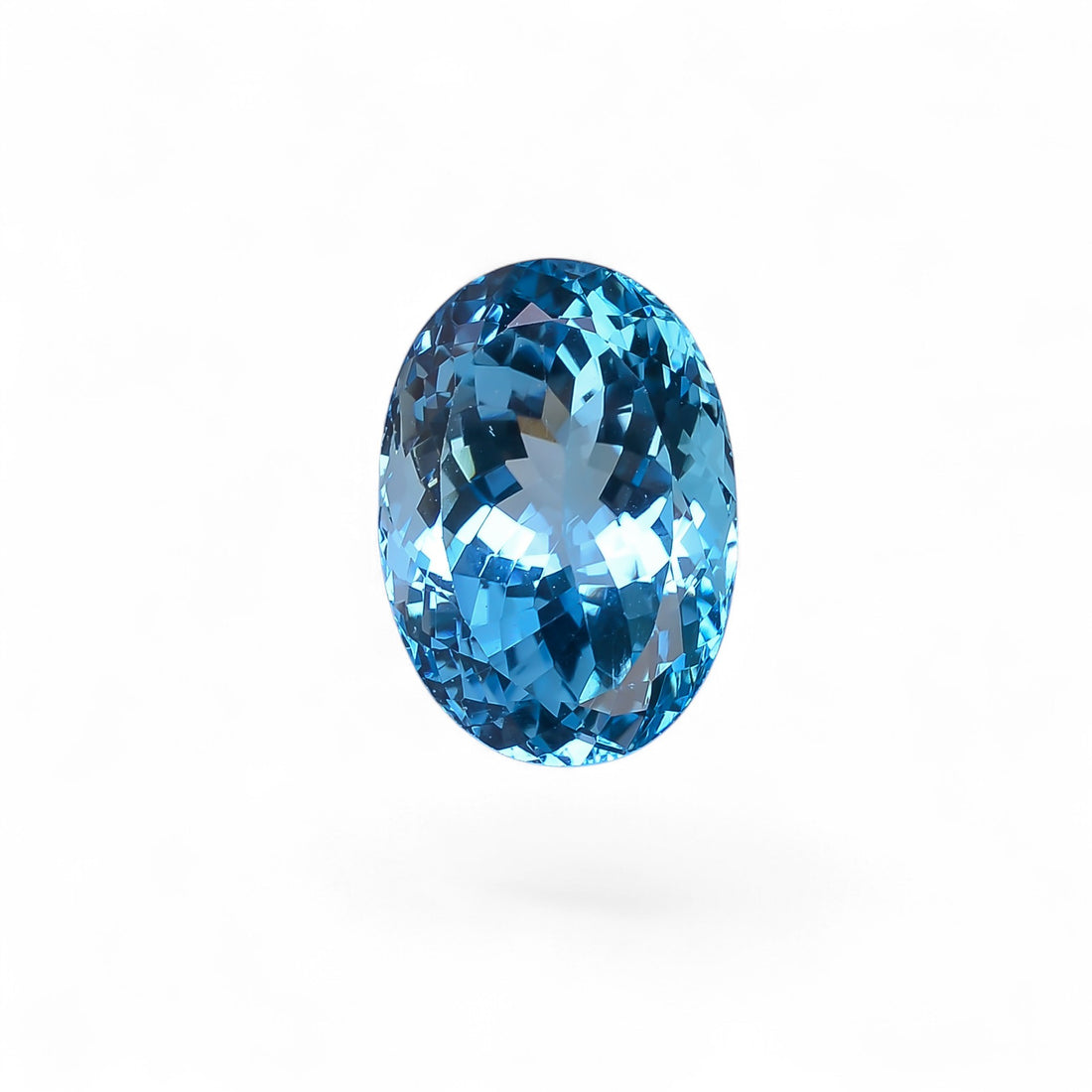100% Natural Swiss Blue Topaz Oval Shape Cut Stone Loose Gemstone For Making Jewelry 29 Ct. 20X14X12 mm Y-10126