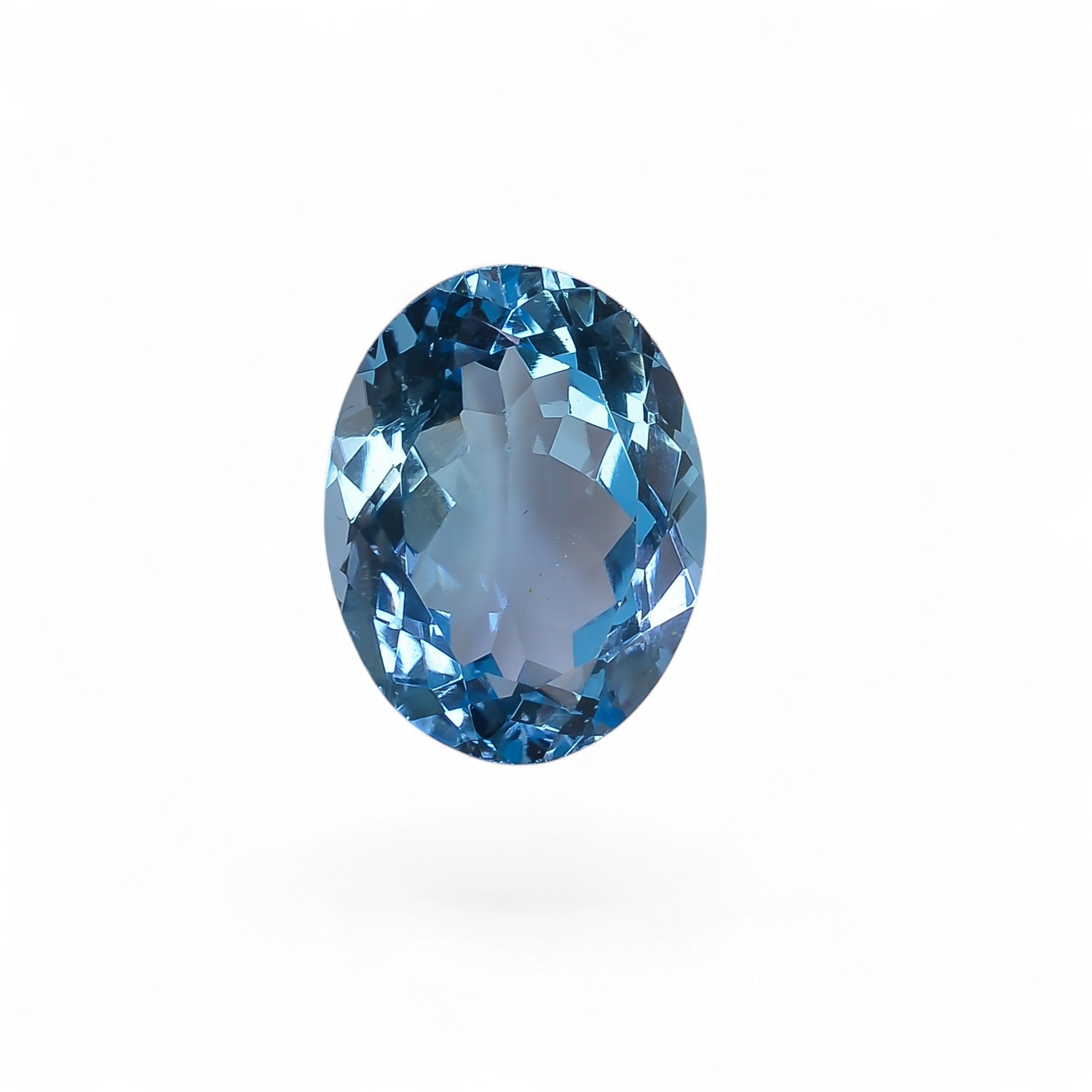 100% Natural Swiss Blue Topaz Oval Shape Cut Stone Loose Gemstone For Making Jewelry 14 Ct. 17X13X7 mm Y-10131