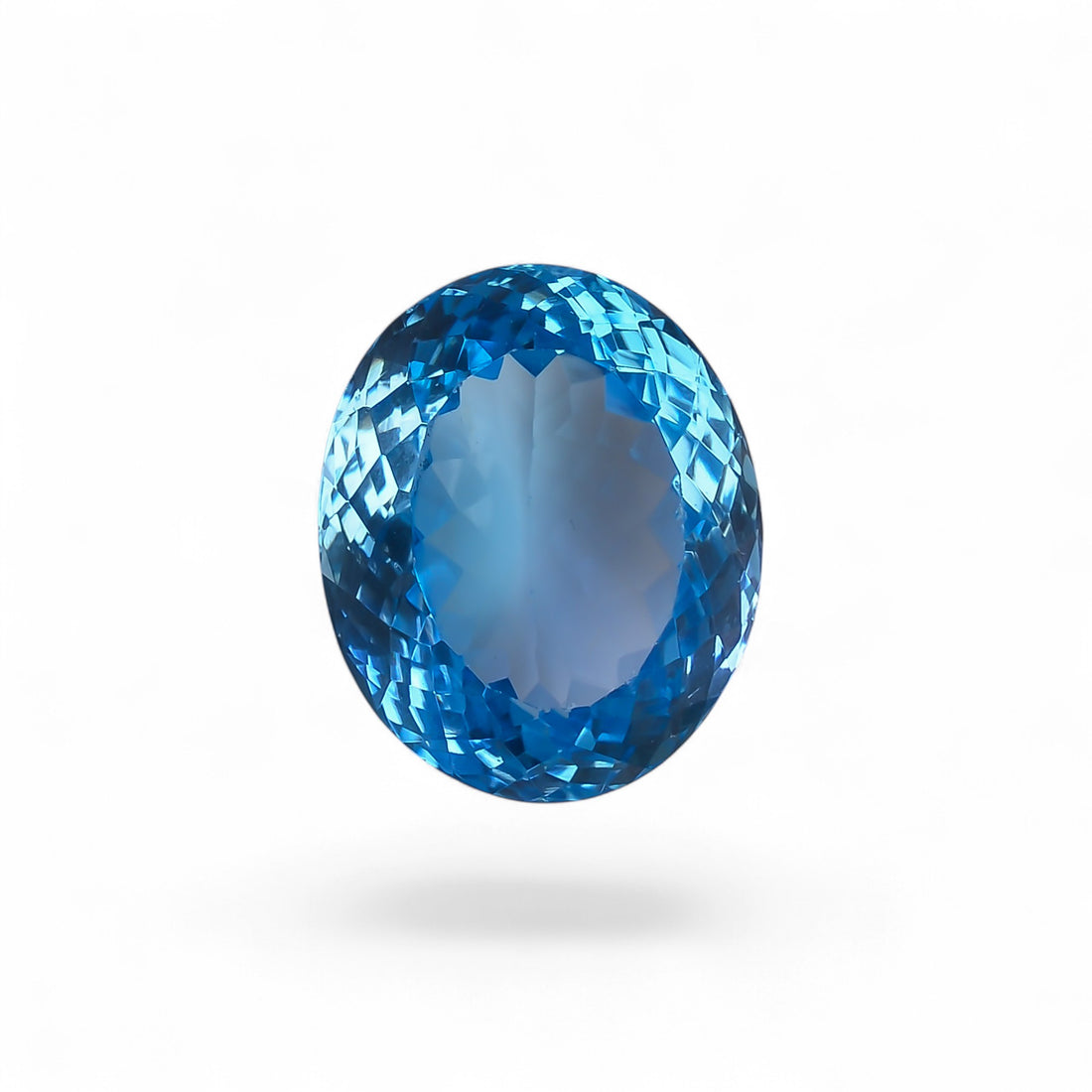 100% Natural Swiss Blue Topaz Oval Shape Cut Stone Loose Gemstone For Making Jewelry 33 Ct. 20X16X11 mm Y-10133