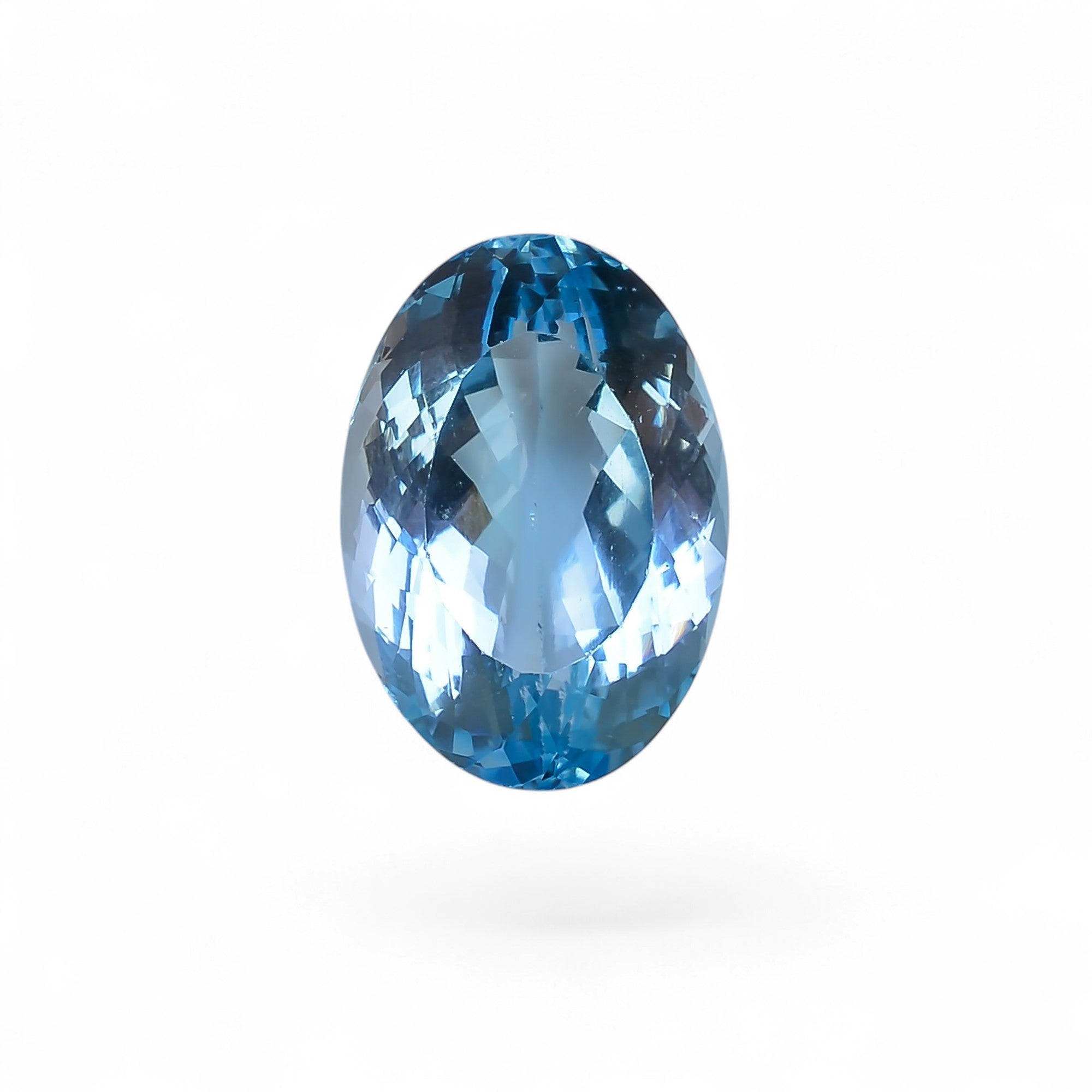 100% Natural Swiss Blue Topaz Oval Shape Cut Stone Loose Gemstone For Making Jewelry 29.5 Ct. 21X15X10 mm Y-10141
