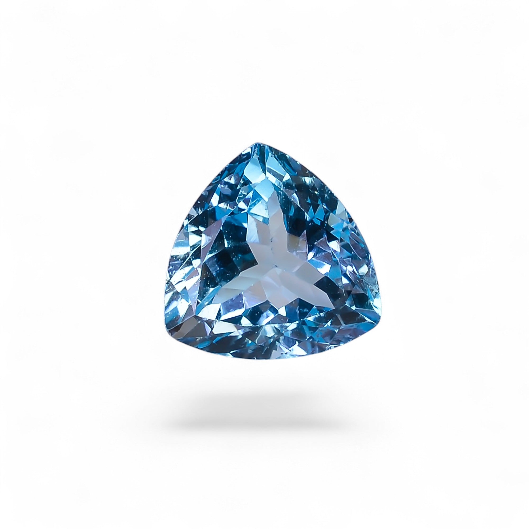 Natural Swiss Blue Topaz Trillion Shape Cut Stone Loose Gemstone For Making Jewelry 11 Ct. 13X13X8 mm Y-10146