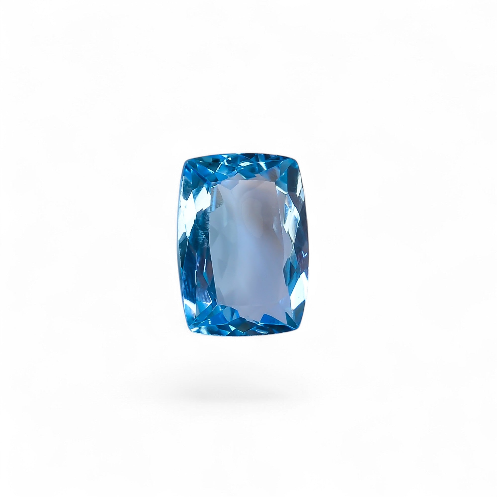 Natural Swiss Blue Topaz Radiant Shape Cut Stone Loose Gemstone For Making Jewelry 13.5 Ct. 16X12X7 mm Y-10147