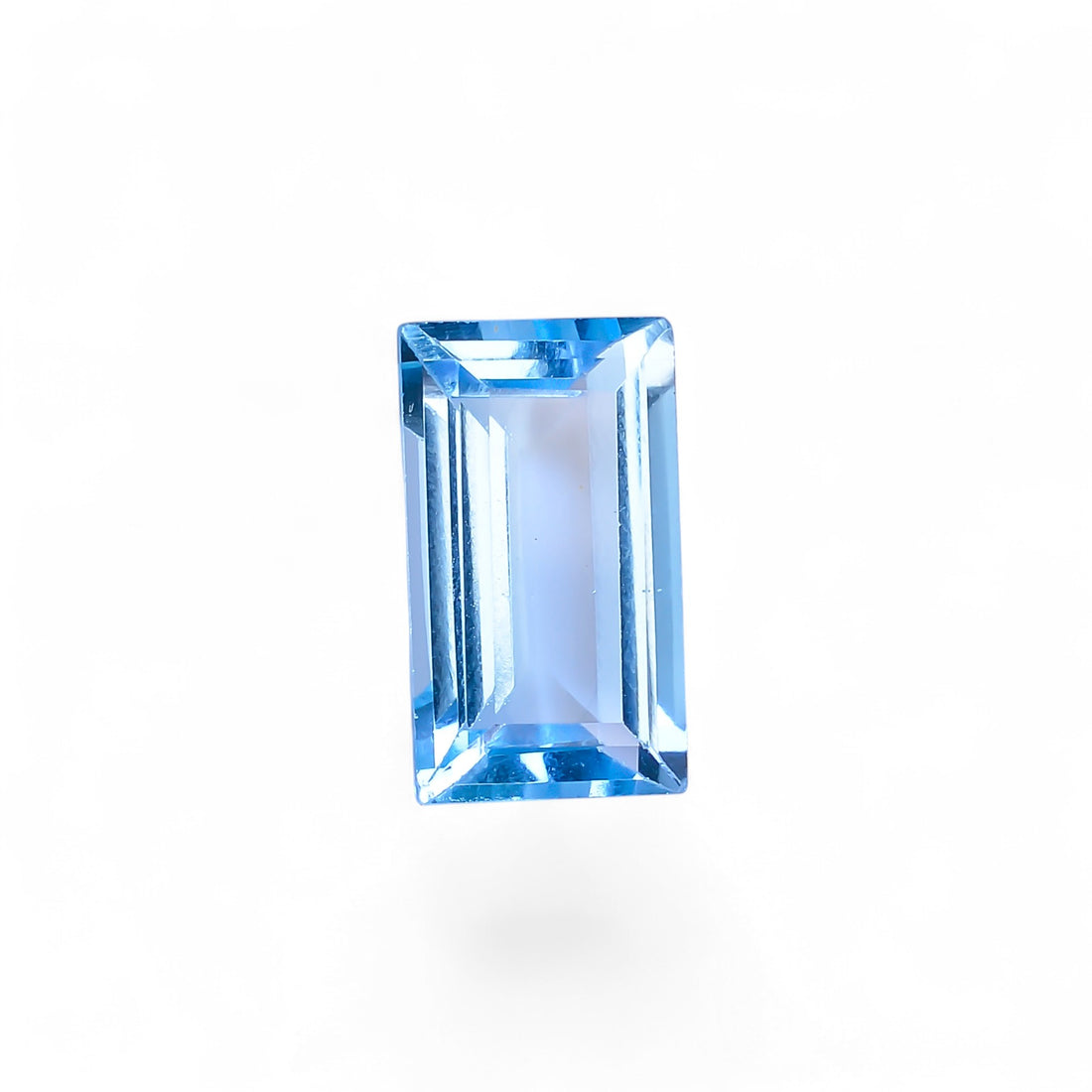 Natural Swiss Blue Topaz Rectangle Shape Cut Stone Loose Gemstone For Making Jewelry 10.5 Ct. 17X9X6 mm Y-10151