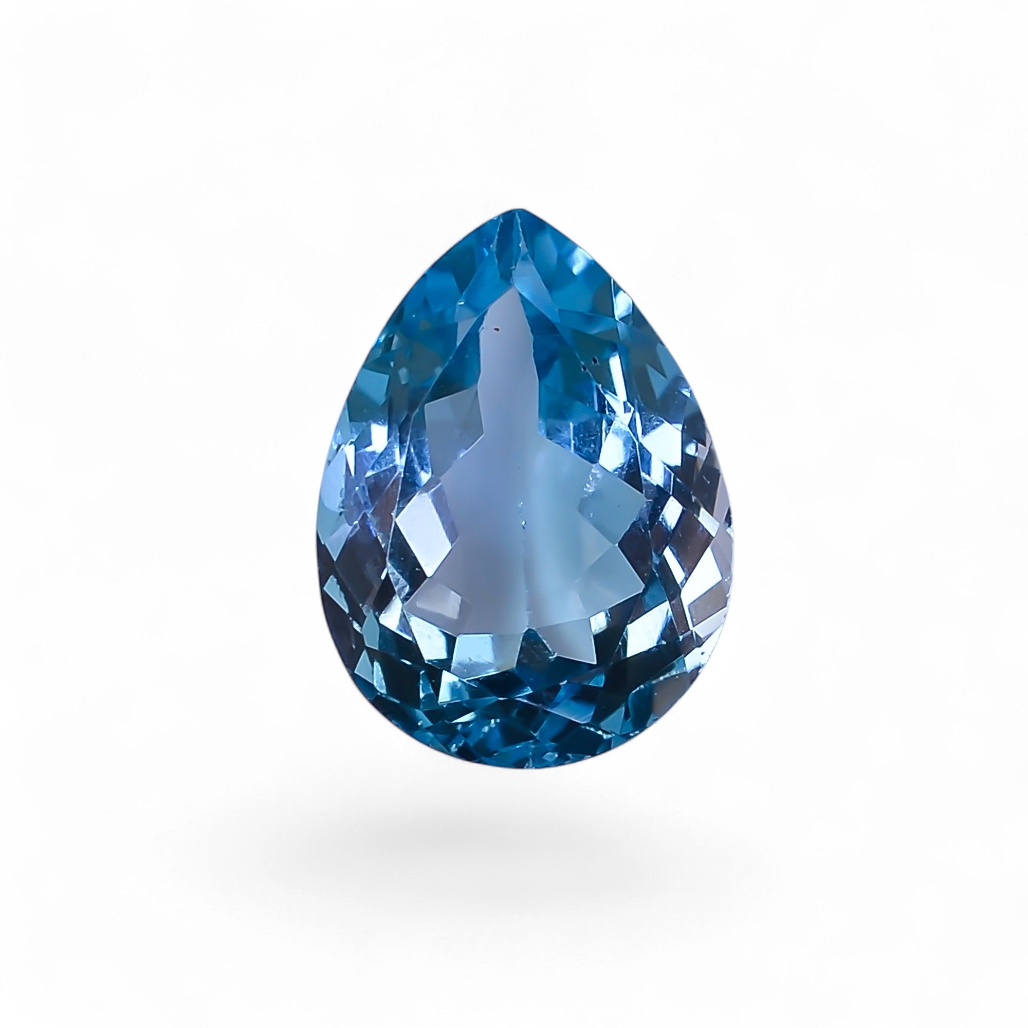 Natural Swiss Blue Topaz Pear Shape Cut Stone Loose Gemstone For Making Jewelry 11 Ct. 16X12X7 mm Y-10161