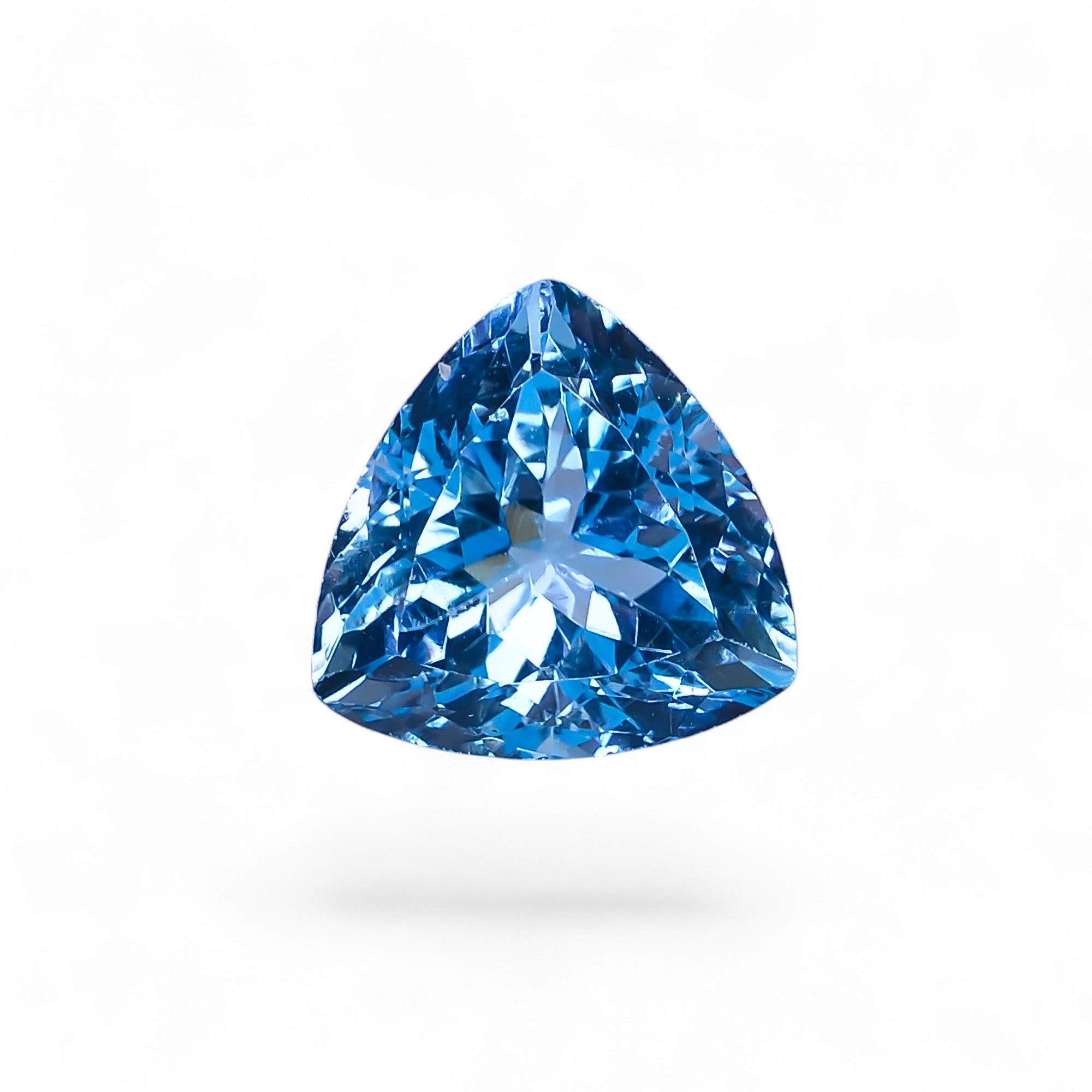Natural Swiss Blue Topaz Trillion Shape Cut Stone Loose Gemstone For Making Jewelry 13 Ct. 14X14X9 mm Y-10169
