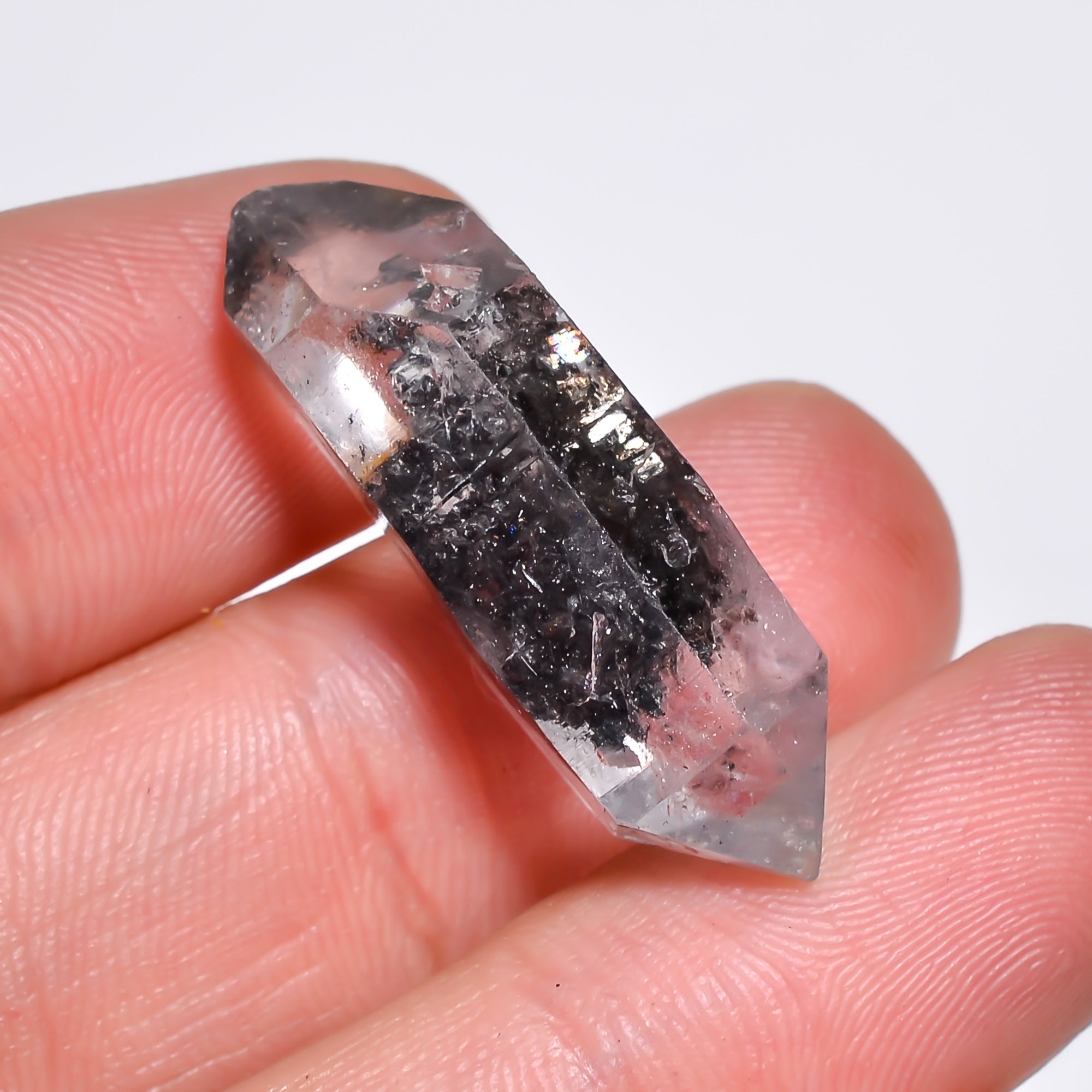 Natural Herkimer Diamond Fancy Shape Cut Stone Loose Gemstone For Making Jewelry 26 Ct. 30X12X9 mm Y-10178