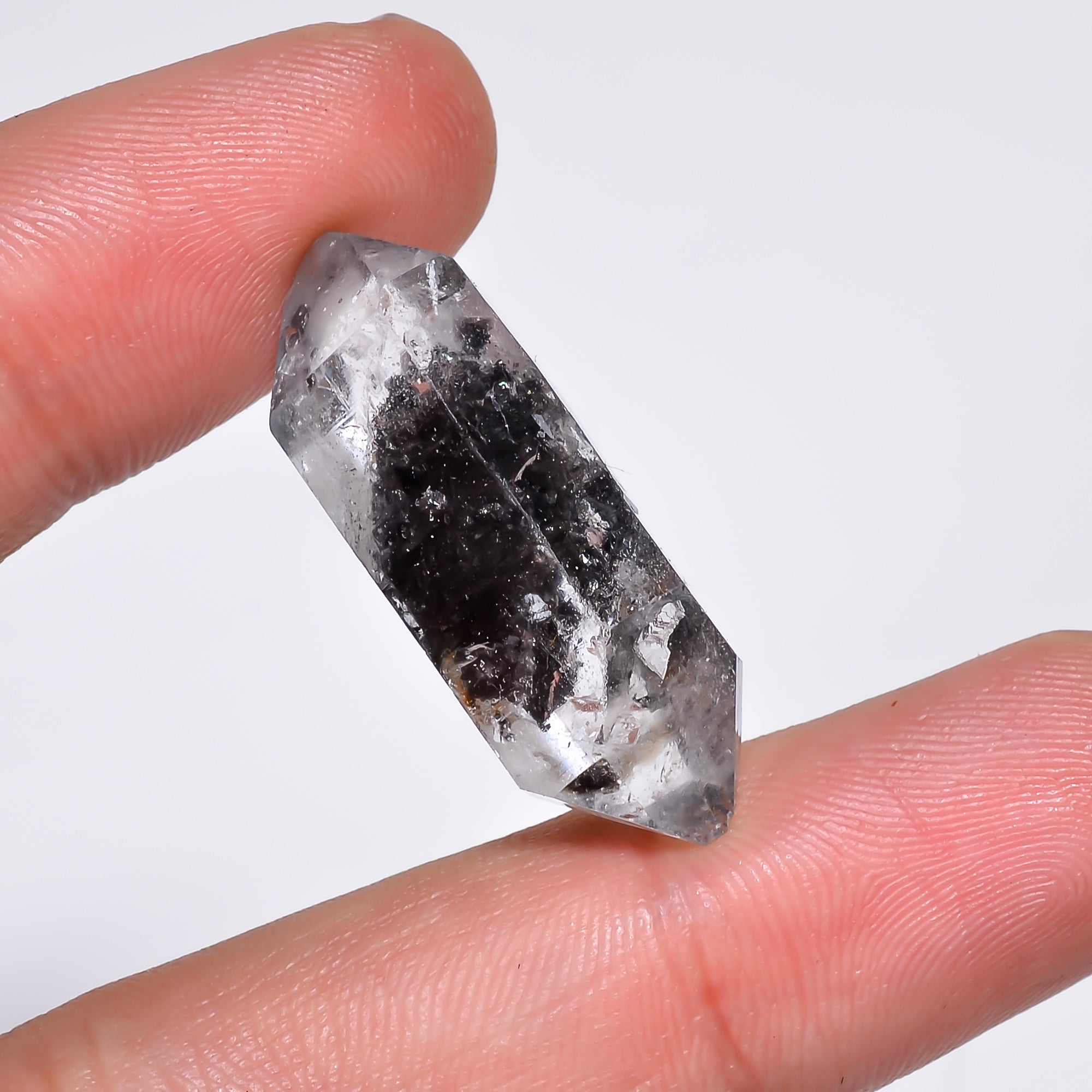 Natural Herkimer Diamond Fancy Shape Cut Stone Loose Gemstone For Making Jewelry 26 Ct. 30X12X9 mm Y-10178