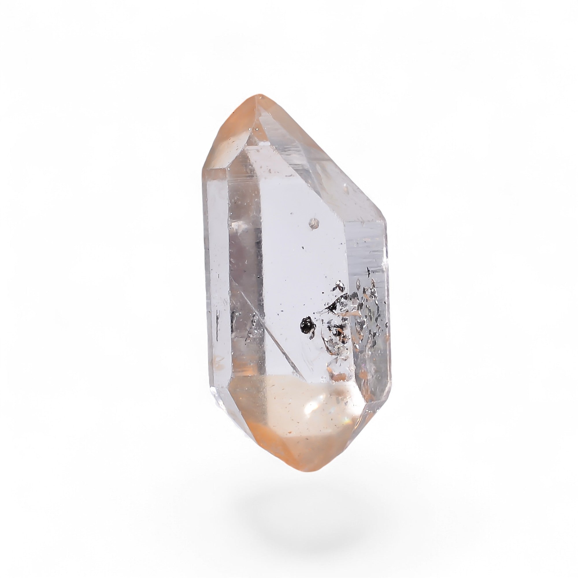 Natural Herkimer Diamond Fancy Shape Cut Stone Loose Gemstone For Making Jewelry 40 Ct. 32X15X12 mm Y-10179