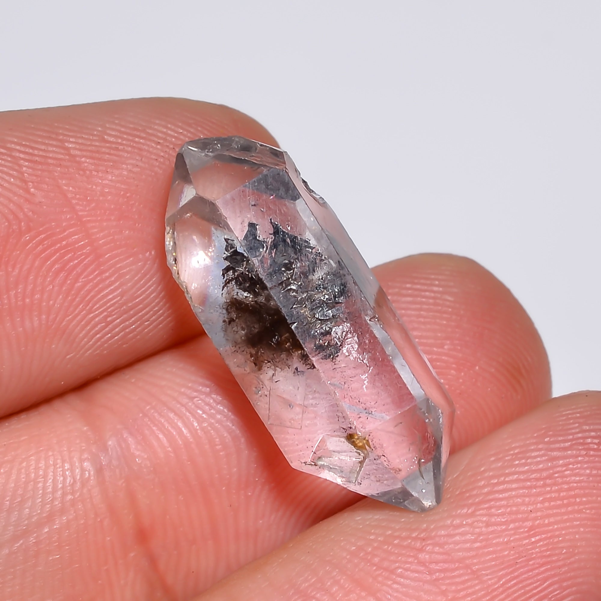 Natural Herkimer Diamond Fancy Shape Cut Stone Loose Gemstone For Making Jewelry 11 Ct. 22X8X7 mm Y-10181