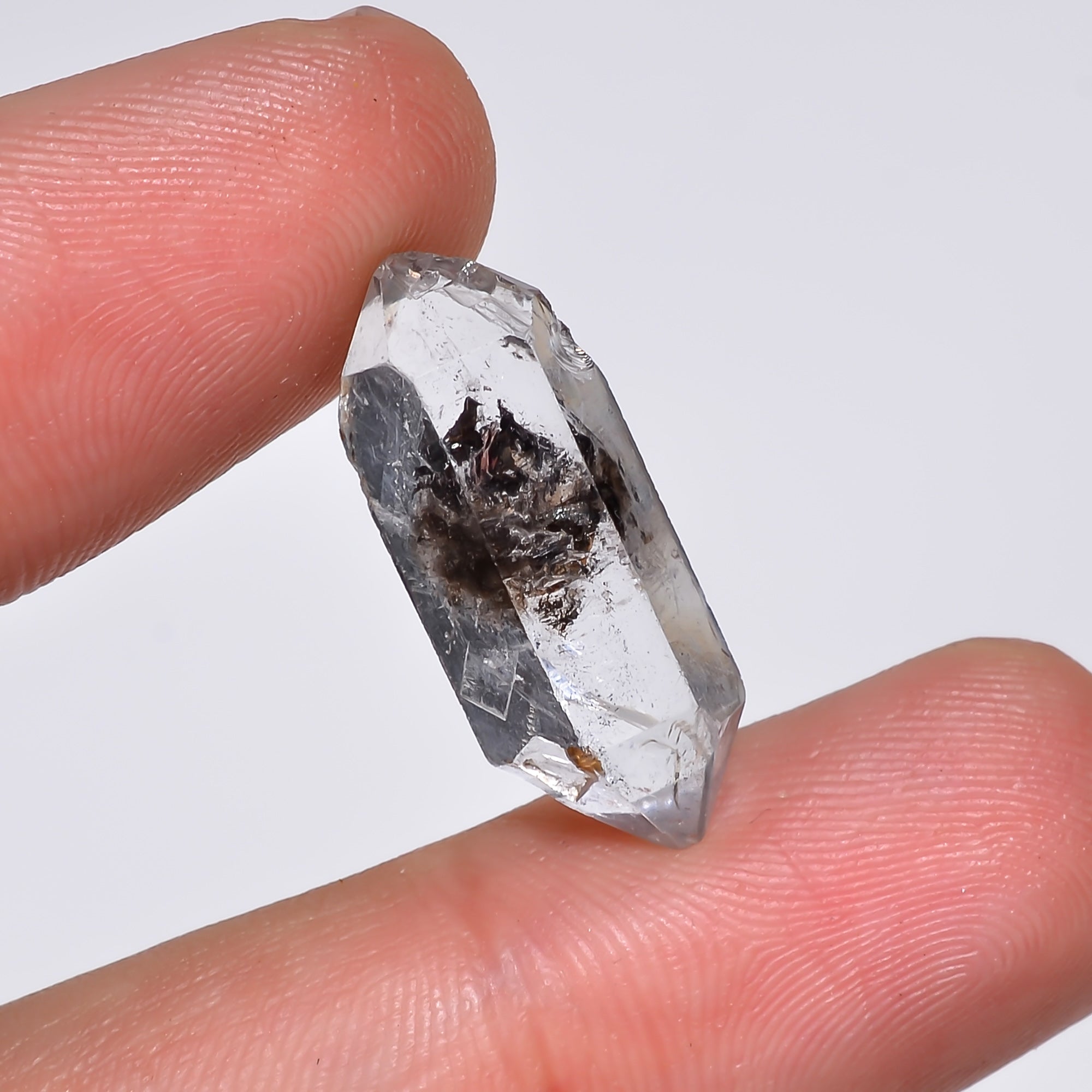 Natural Herkimer Diamond Fancy Shape Cut Stone Loose Gemstone For Making Jewelry 11 Ct. 22X8X7 mm Y-10181
