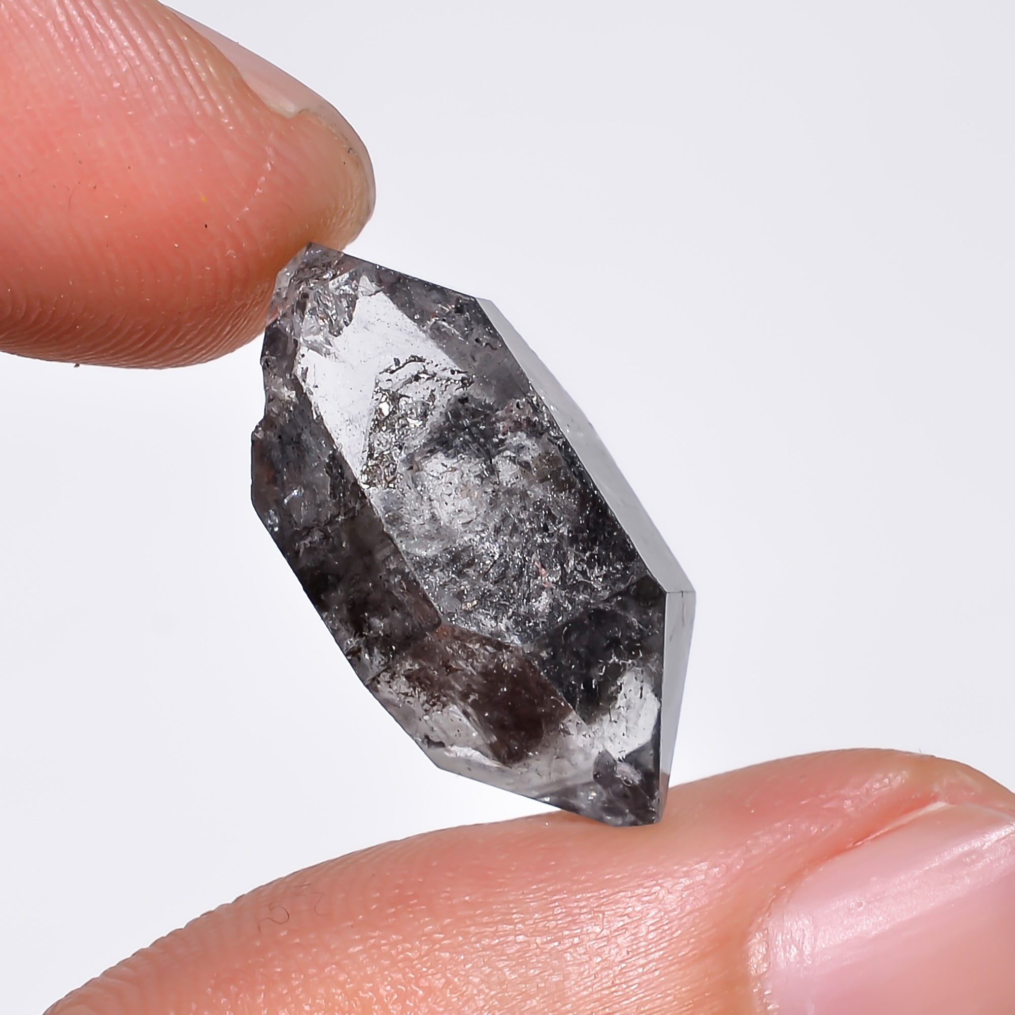 Natural Herkimer Diamond Fancy Shape Cut Stone Loose Gemstone For Making Jewelry 11.5 Ct. 19X11X9 mm Y-10182