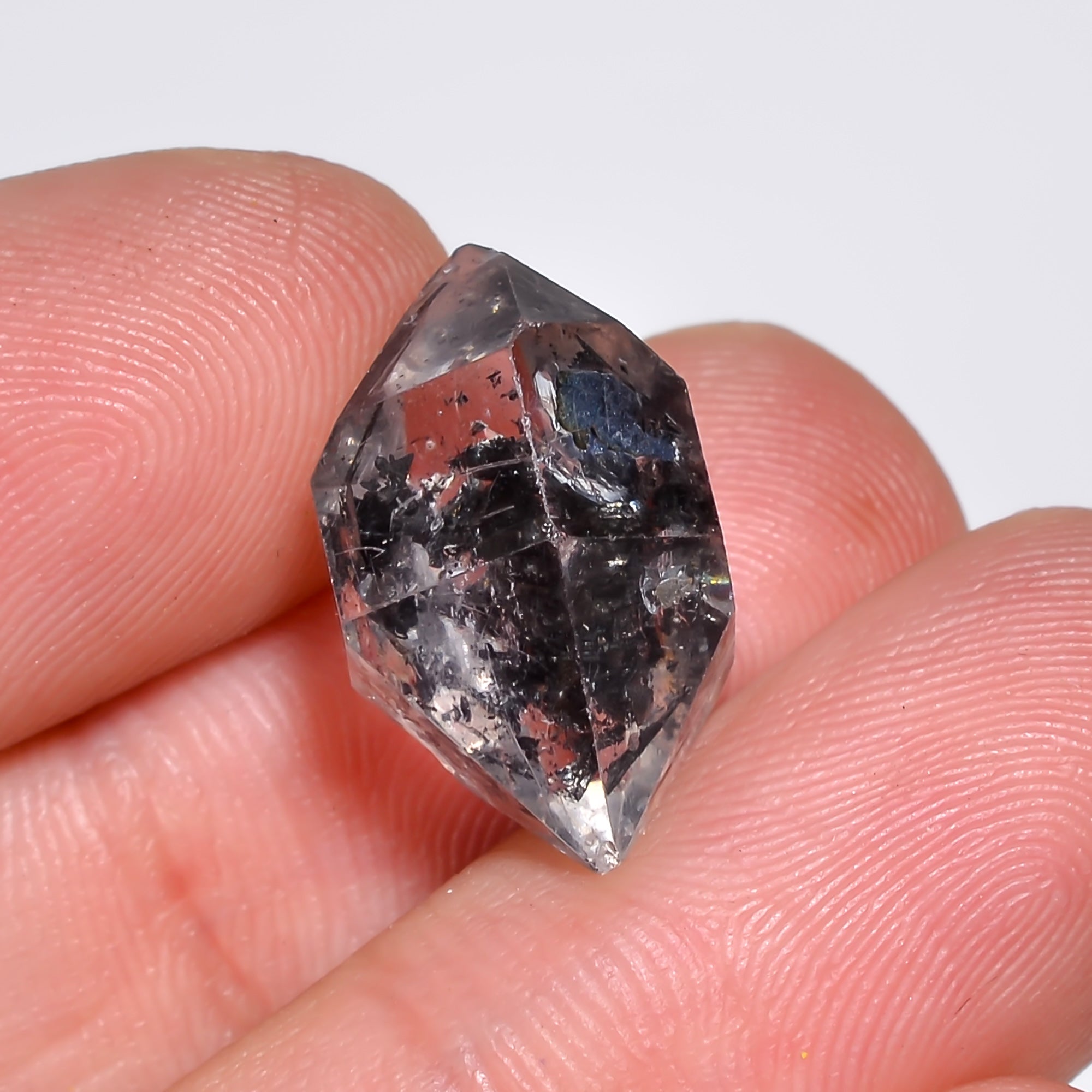 Natural Herkimer Diamond Fancy Shape Cut Stone Loose Gemstone For Making Jewelry 11 Ct. 17X11X9 mm Y-10183