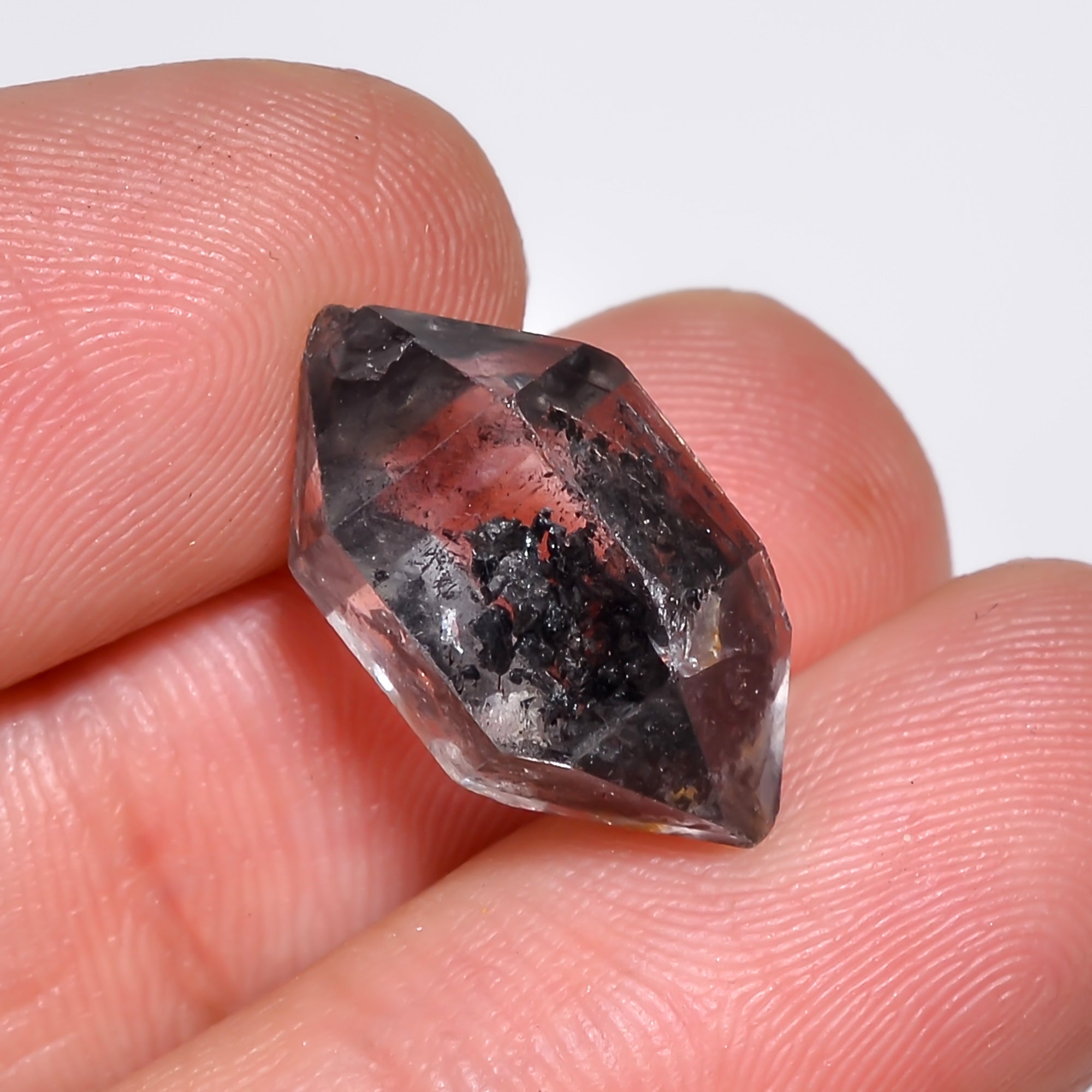 Natural Herkimer Diamond Fancy Shape Cut Stone Loose Gemstone For Making Jewelry 10 Ct. 17X9X7 mm Y-10184