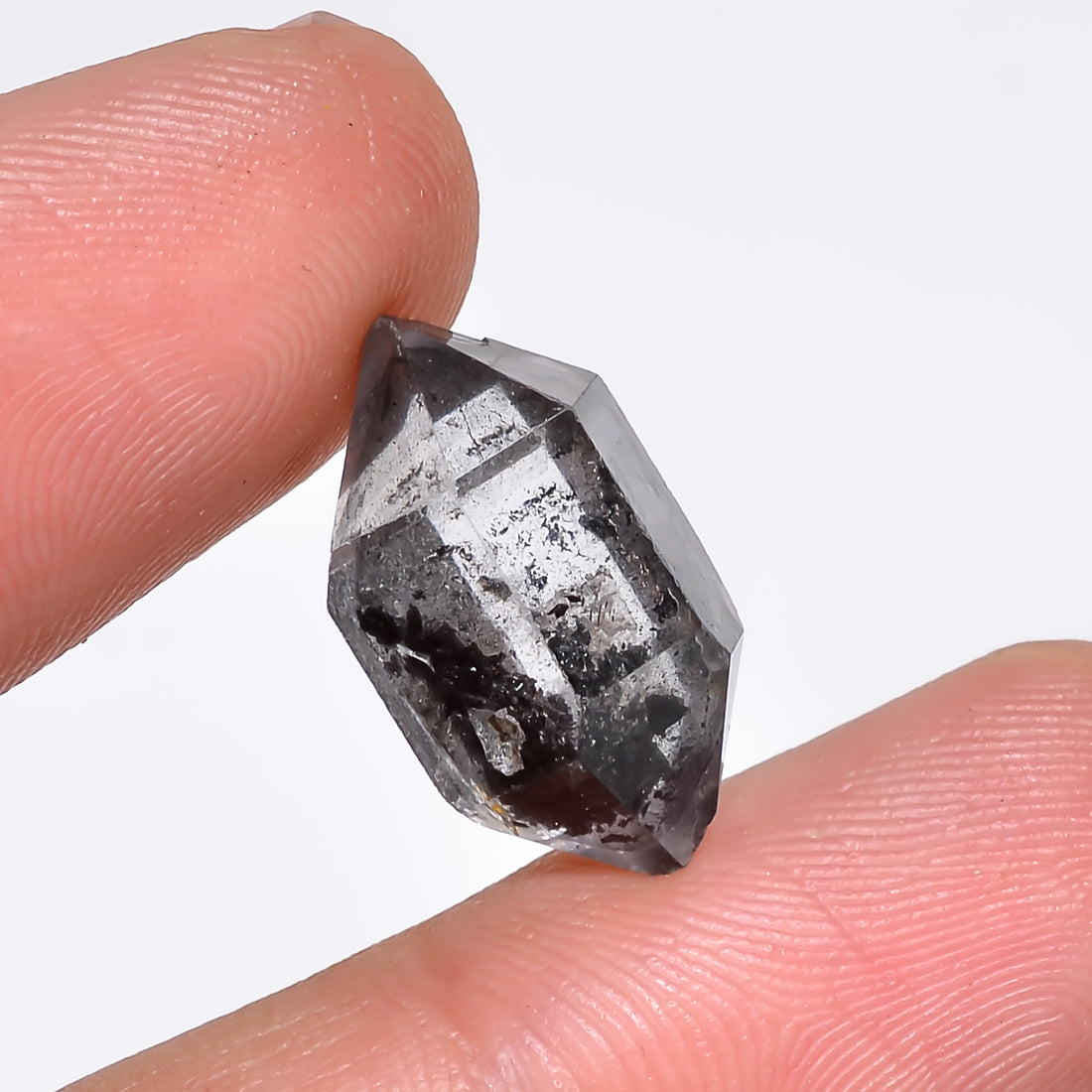 Natural Herkimer Diamond Fancy Shape Cut Stone Loose Gemstone For Making Jewelry 10 Ct. 17X9X7 mm Y-10184