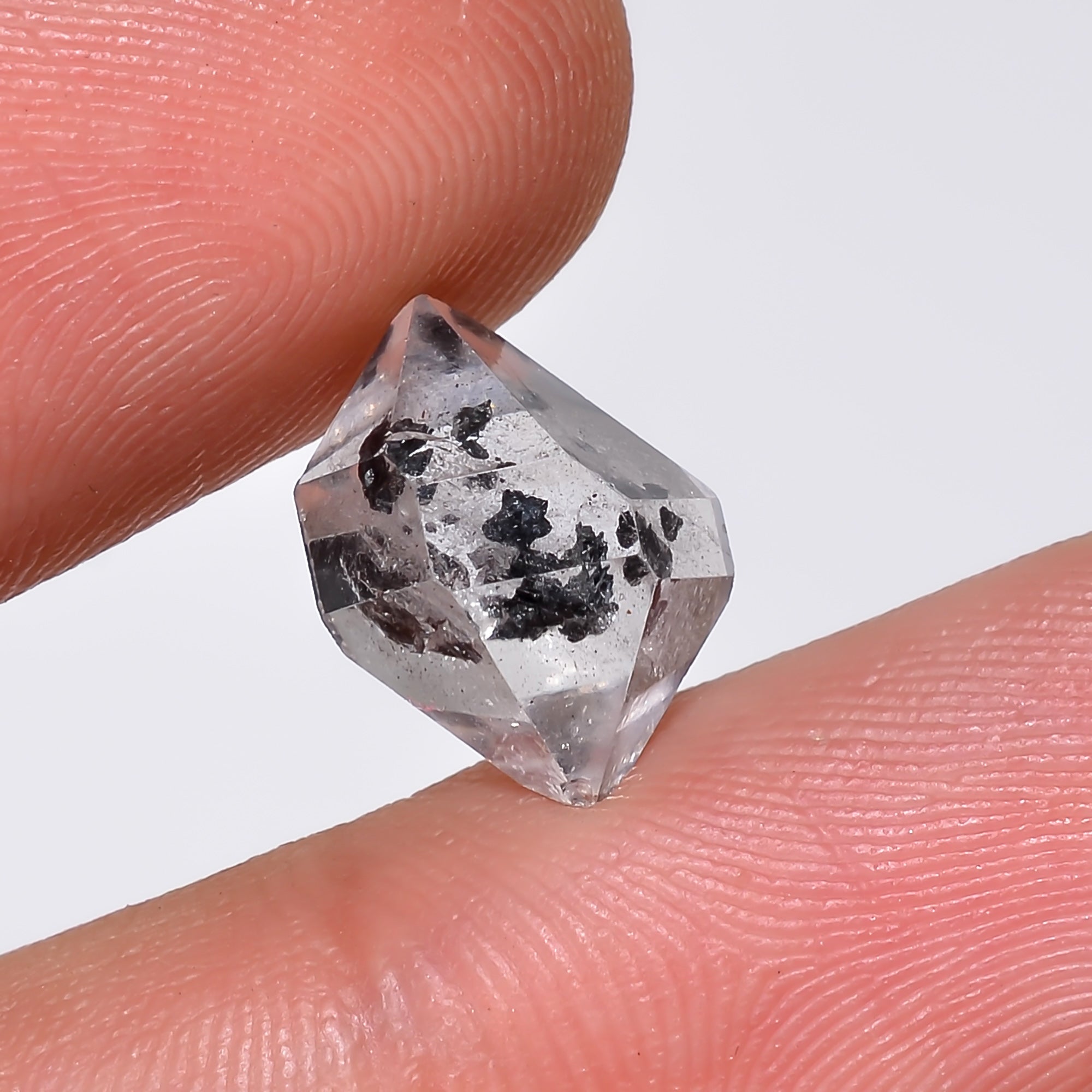 Natural Herkimer Diamond Fancy Shape Cut Stone Loose Gemstone For Making Jewelry 4 Ct. 12X8X7 mm Y-10186