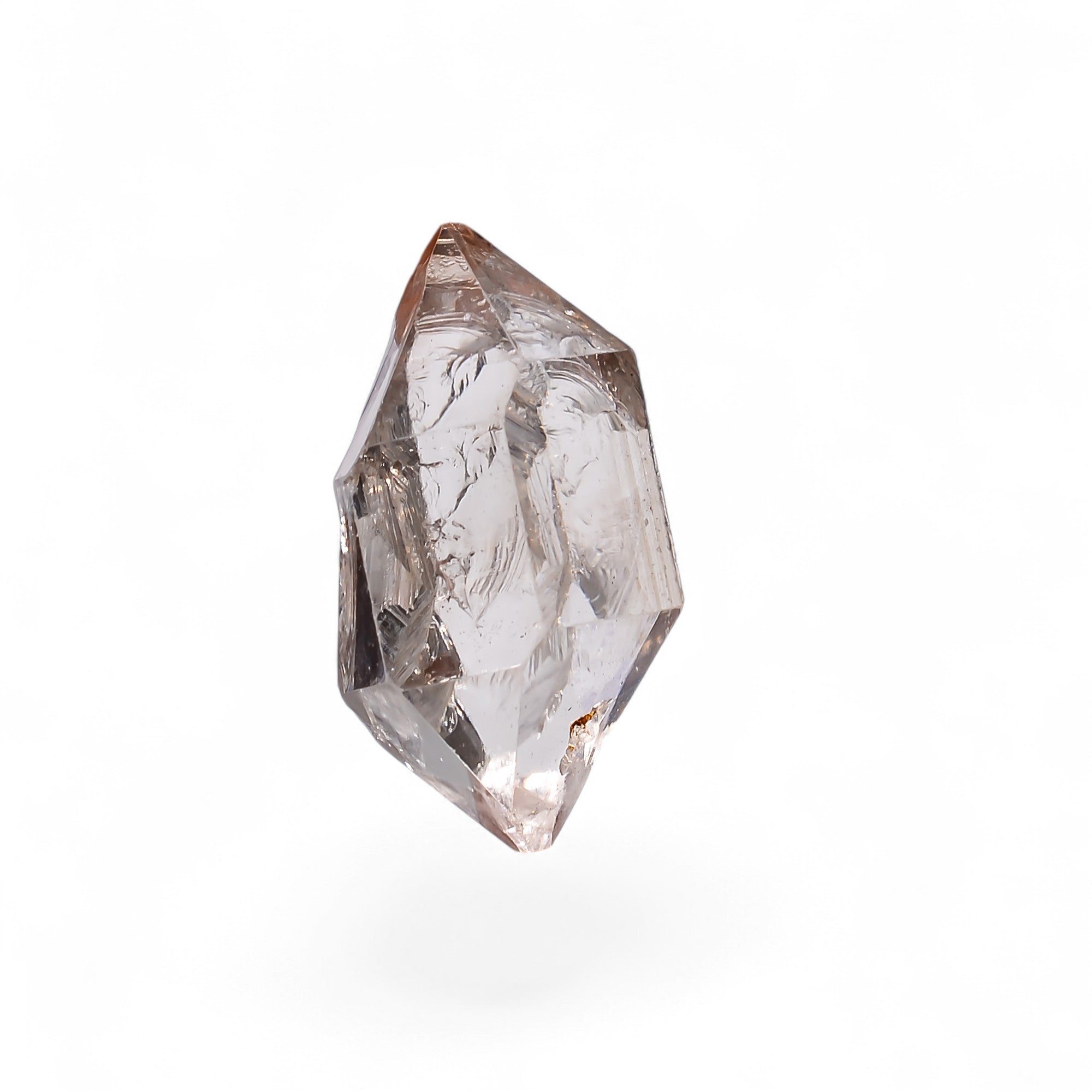 Natural Herkimer Diamond Fancy Shape Cut Stone Loose Gemstone For Making Jewelry 17.5 Ct. 22X13X9 mm Y-10188