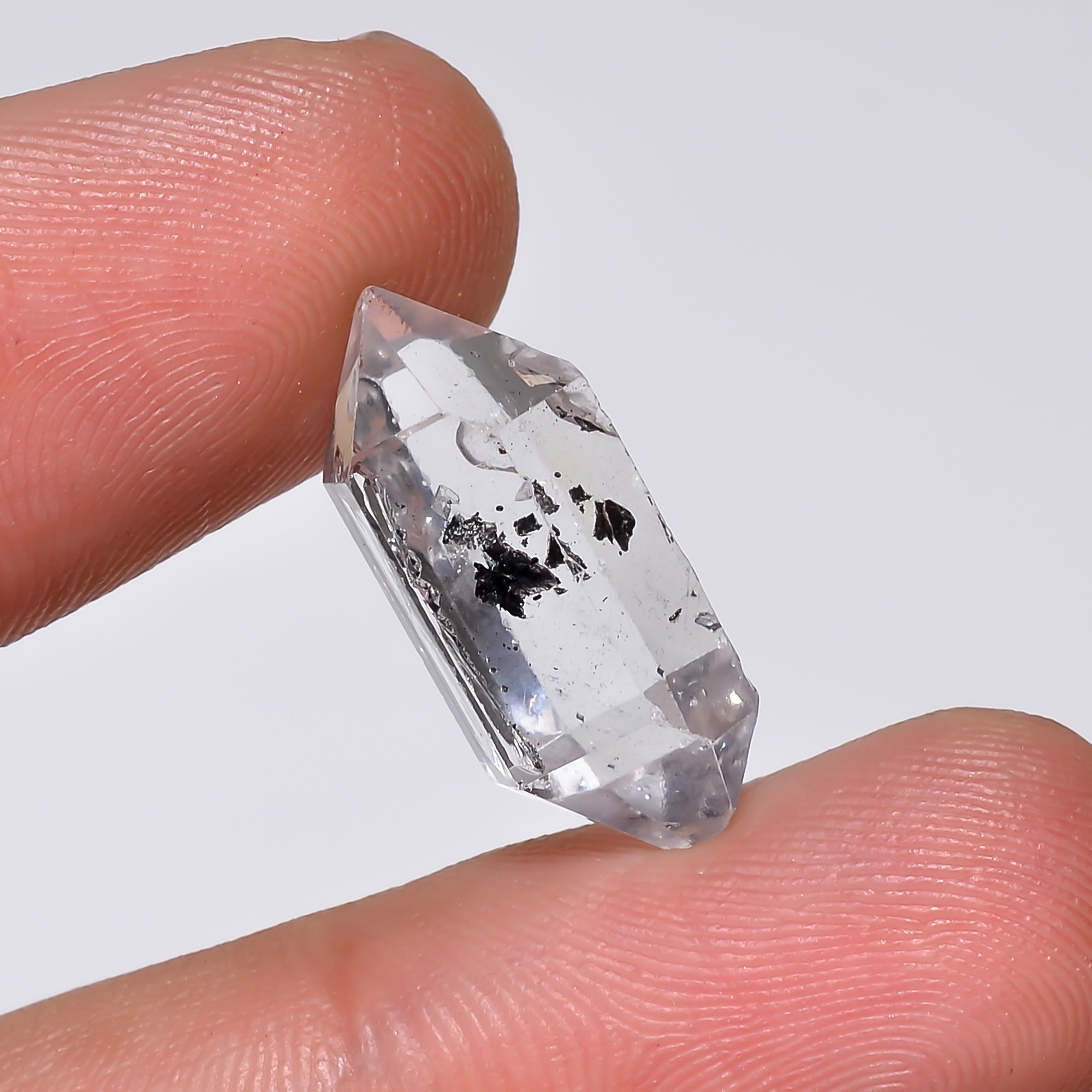 Natural Herkimer Diamond Fancy Shape Cut Stone Loose Gemstone For Making Jewelry 9.5 Ct. 19X8X7 mm Y-10189