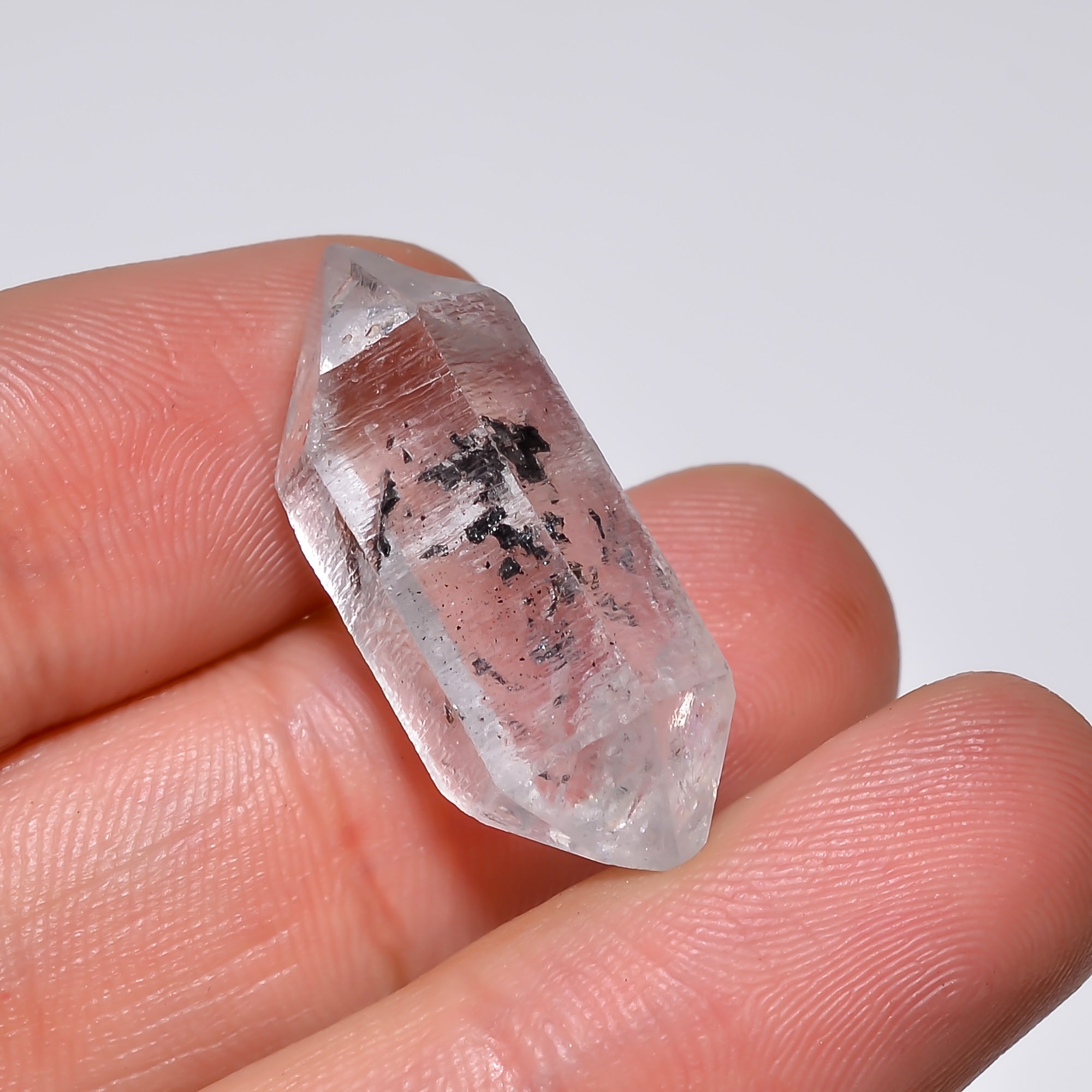 Natural Herkimer Diamond Fancy Shape Cut Stone Loose Gemstone For Making Jewelry 20.5 Ct. 26X10X9 mm Y-10190