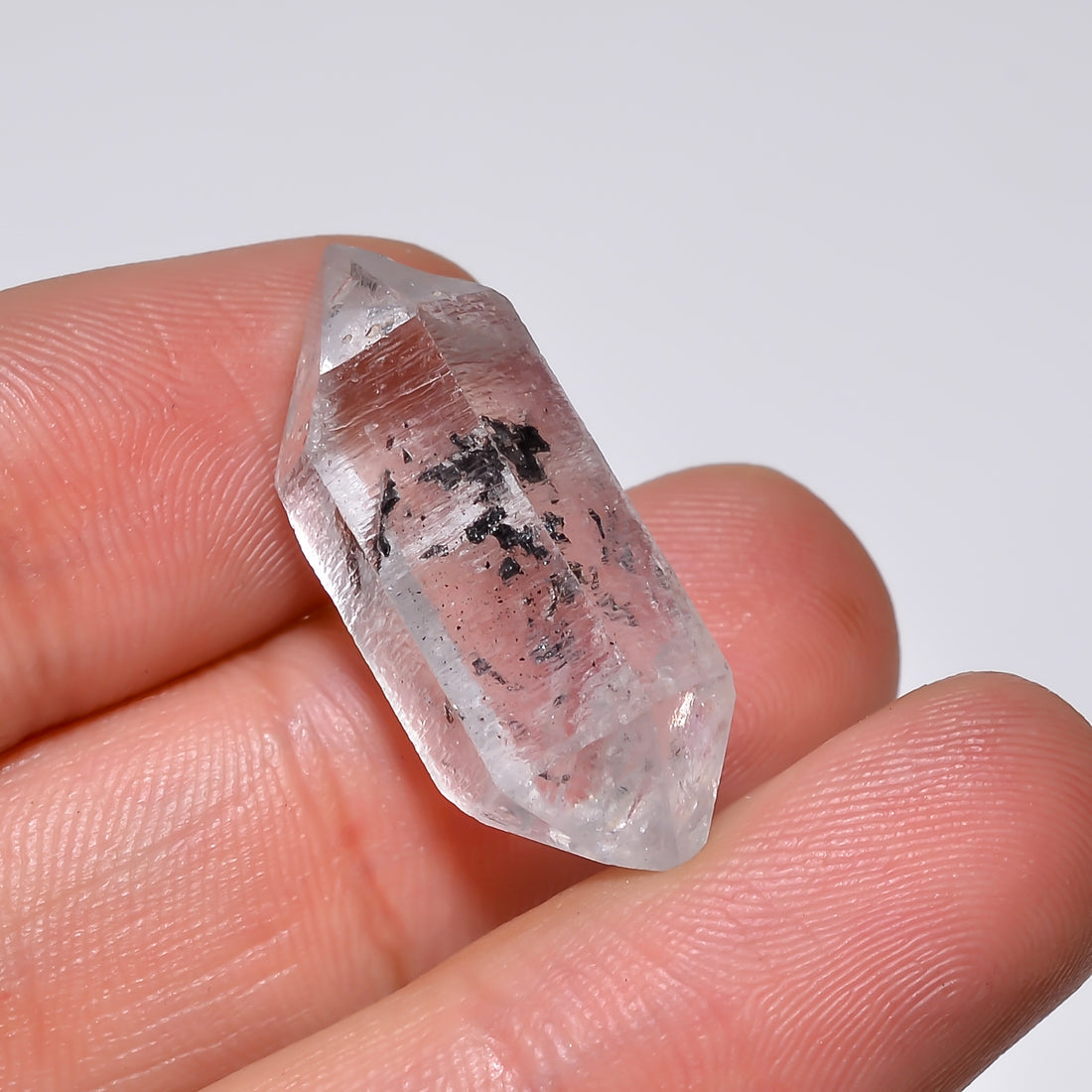 Natural Herkimer Diamond Fancy Shape Cut Stone Loose Gemstone For Making Jewelry 20.5 Ct. 26X10X9 mm Y-10190