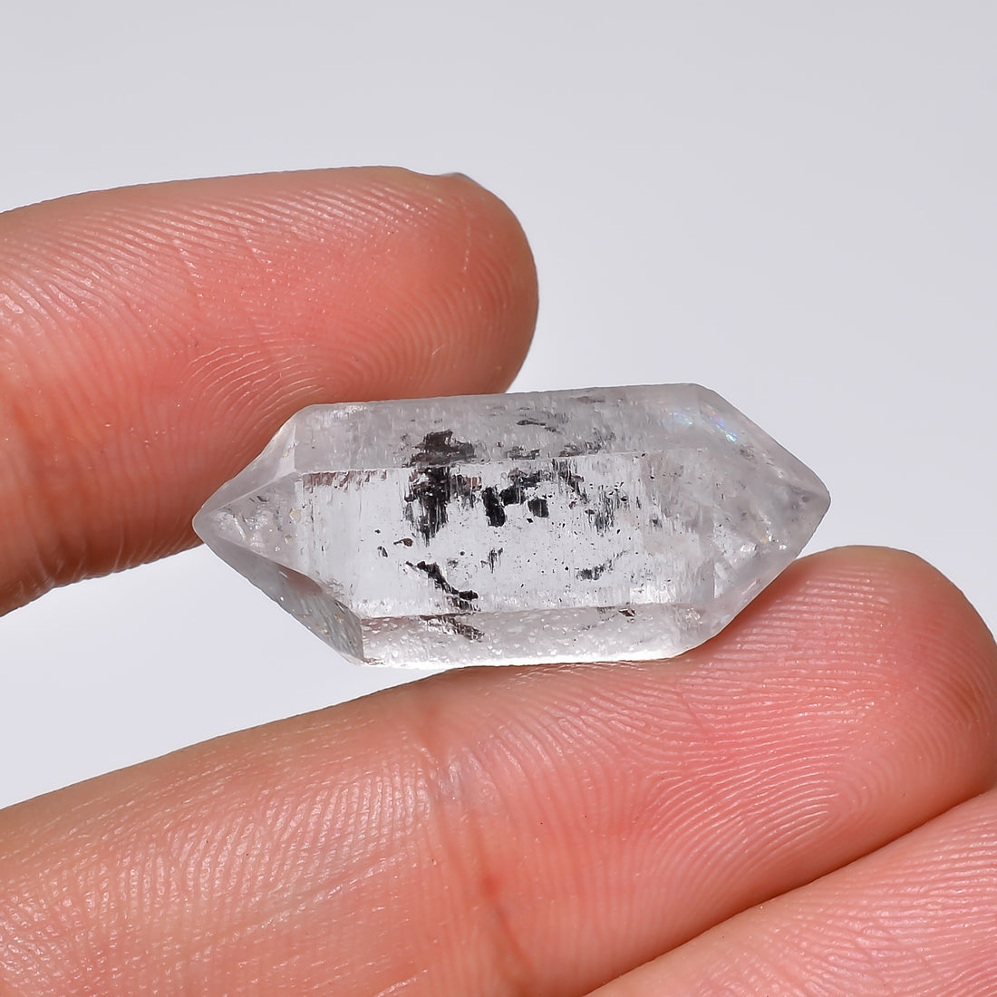 Natural Herkimer Diamond Fancy Shape Cut Stone Loose Gemstone For Making Jewelry 20.5 Ct. 26X10X9 mm Y-10190