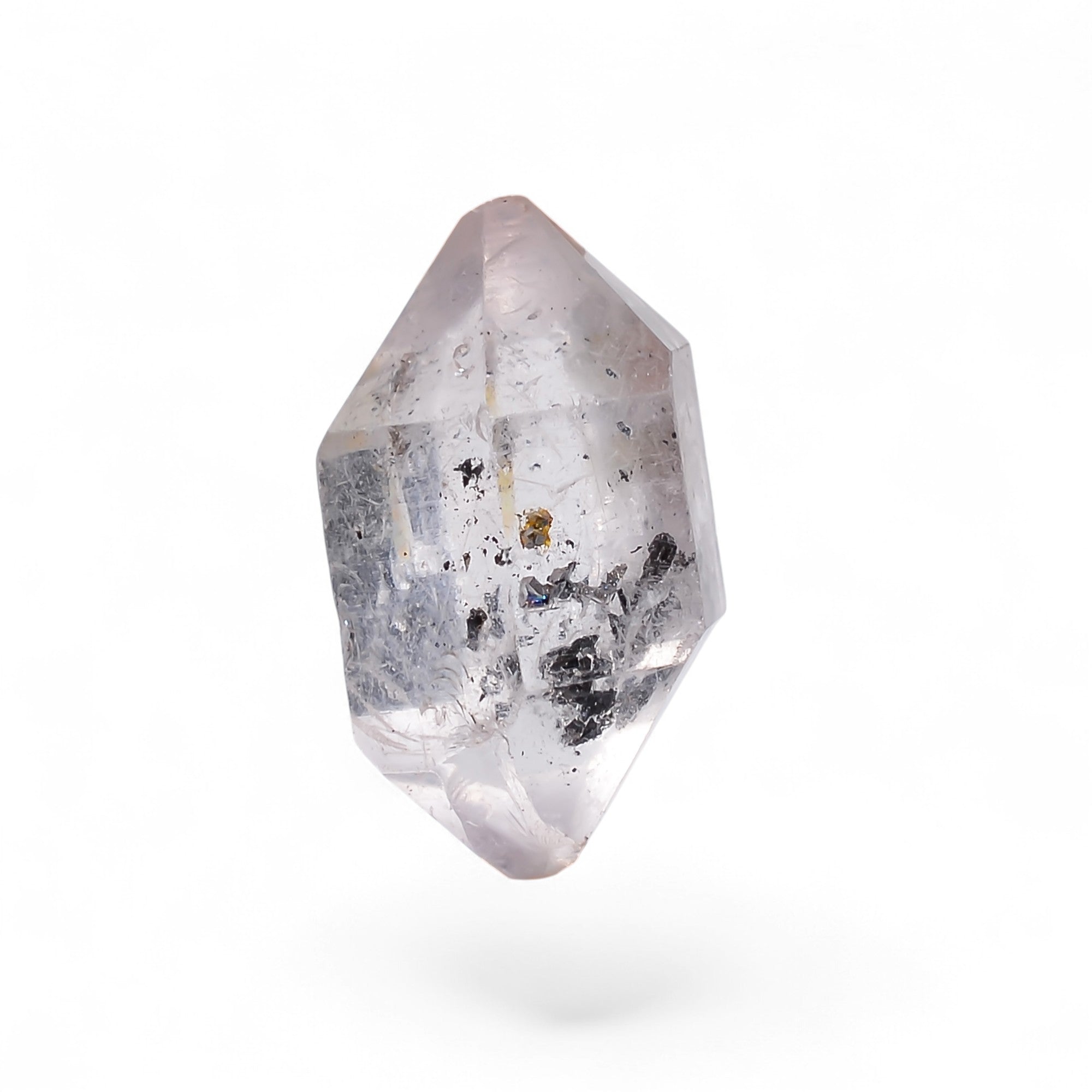 Natural Herkimer Diamond Fancy Shape Cut Stone Loose Gemstone For Making Jewelry 10.5 Ct. 17X9X8 mm Y-10193