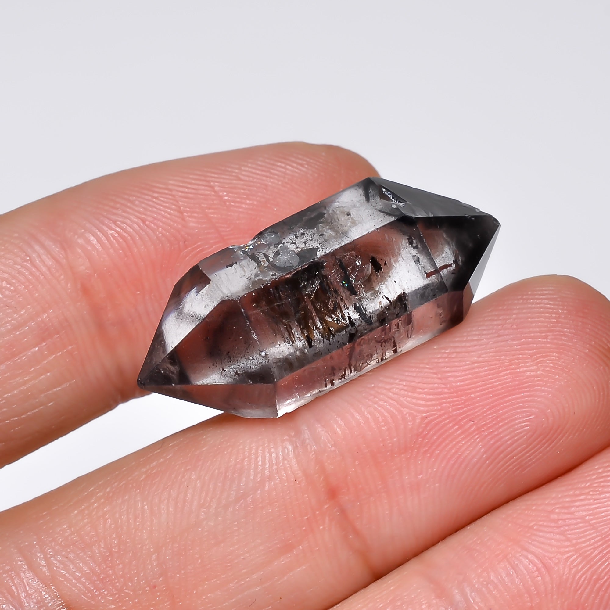 Natural Herkimer Diamond Fancy Shape Cut Stone Loose Gemstone For Making Jewelry 26.5 Ct. 28X11X10 mm Y-10195