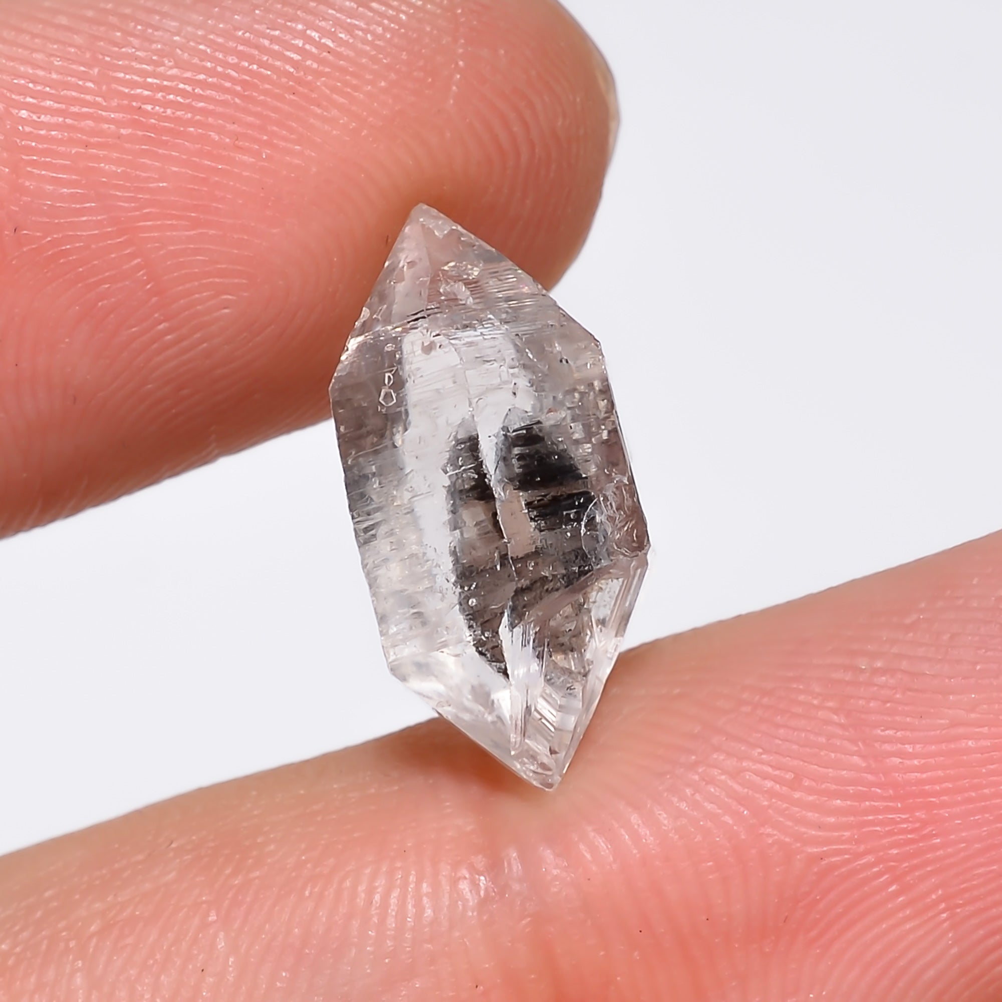 Natural Herkimer Diamond Fancy Shape Cut Stone Loose Gemstone For Making Jewelry 8 Ct. 16X10X7 mm Y-10198